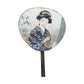 Vintage Japanese Uchiwa Paddle Fans - Set of 3 - Handpainted --  A+ Stuff Collectibles