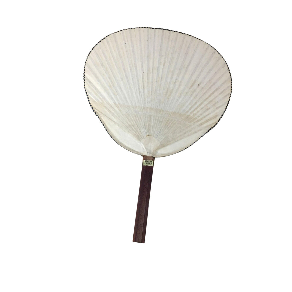 Vintage Japanese Uchiwa Paddle Fans - Set of 3 - Handpainted --  A+ Stuff Collectibles