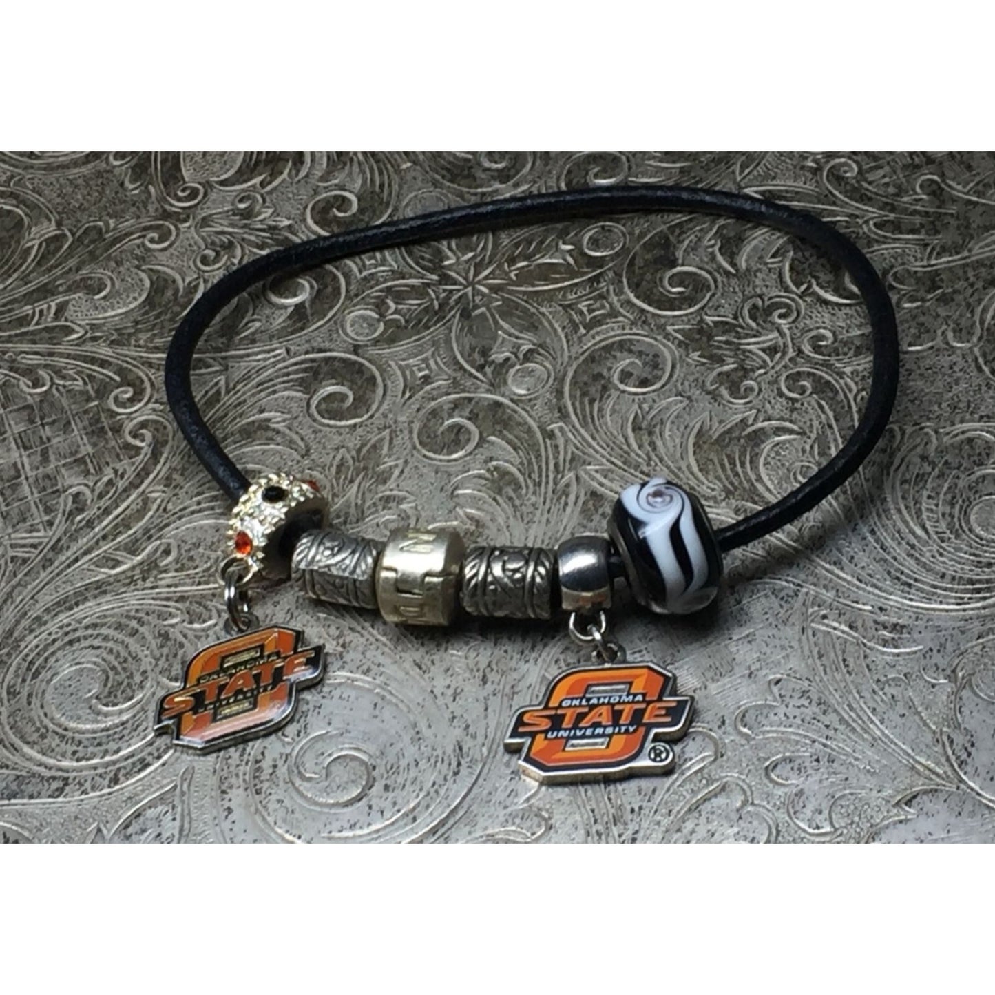Women's Oklahoma State University Charm Bracelet
