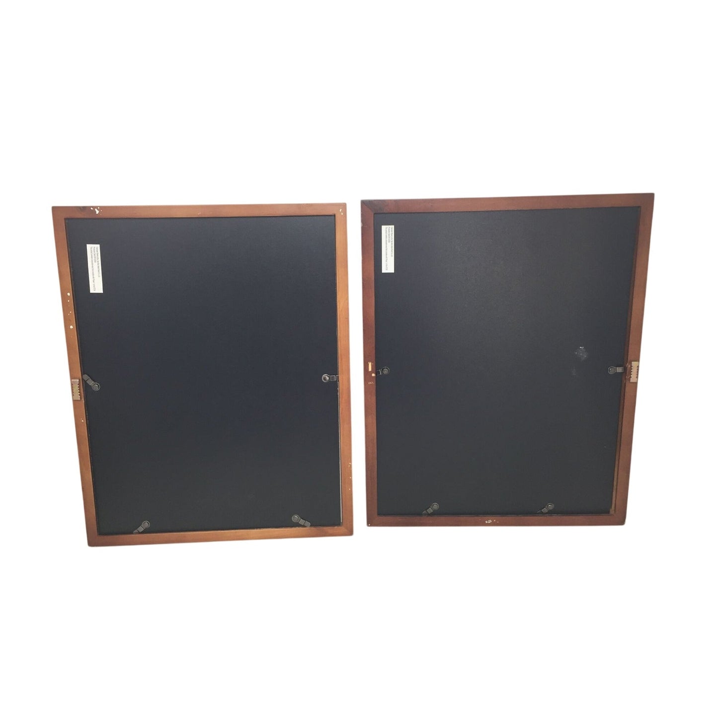 Set of 2 Multicolored Abstract Art Pieces with Wooden Frames Lishui Oak Made Made board Co.  A+ Stuff art print