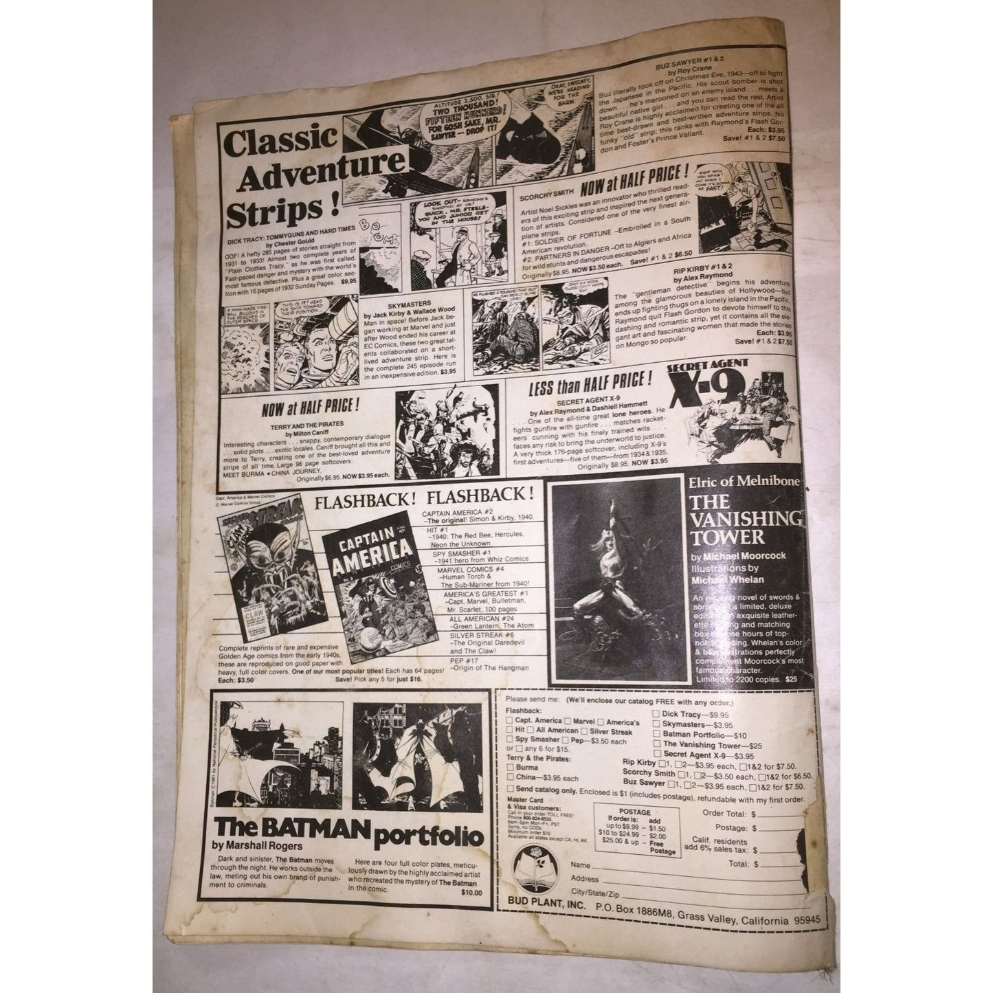 Vintage Collectible Marvel Comic Book - ''Bizarre Adventures''