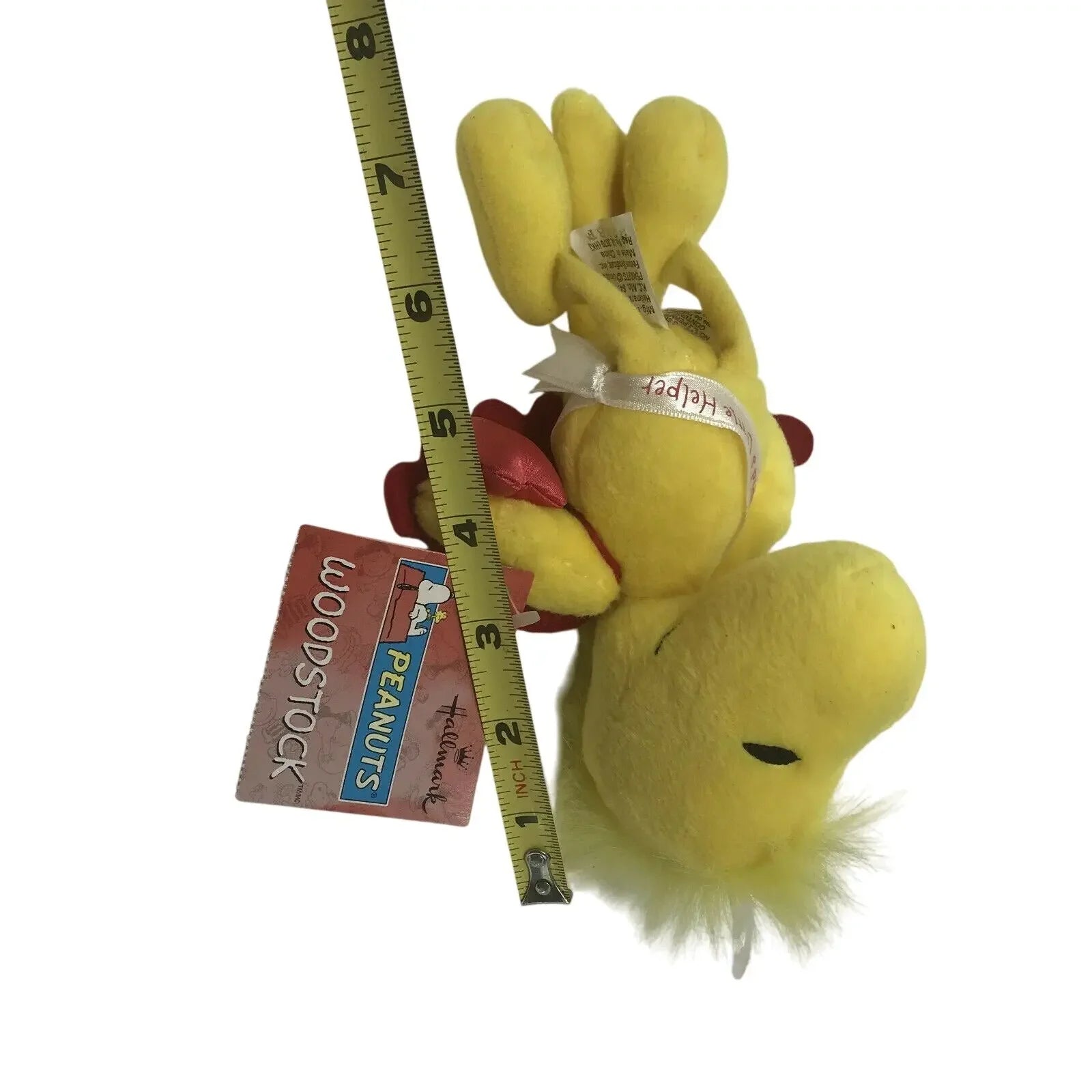 Peanuts  Woodstock with Wings Valentine Plush - "Cupid's Little Helper" Sash -  Valentine's Gift - Hallmark Peanuts