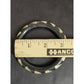 Women's Unique Black And Cream Bangle Bracelet