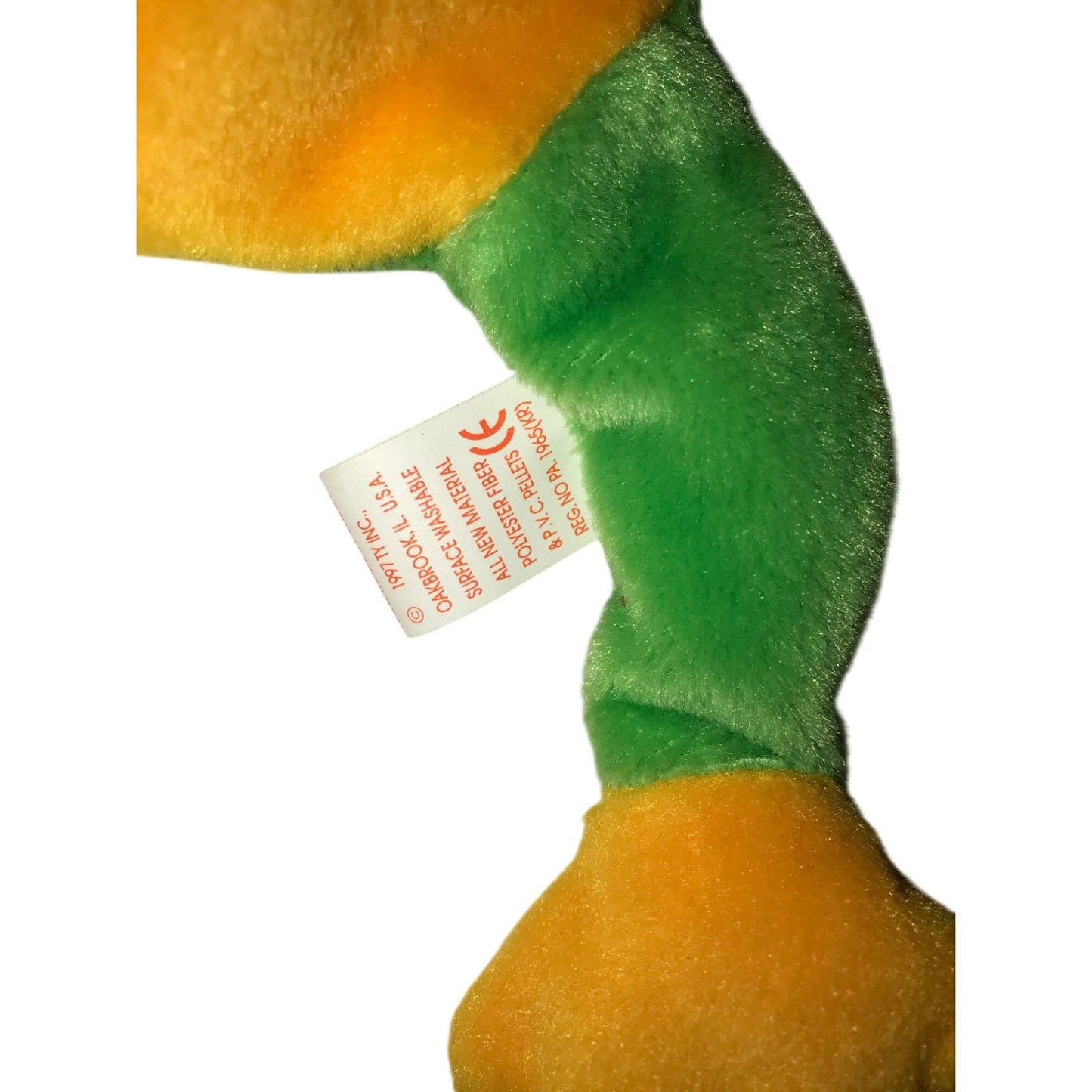 1997 Smoochy the Frog Beanie Baby TY Beanie Baby  A+ Stuff Plush Toys / Stuffed Animals