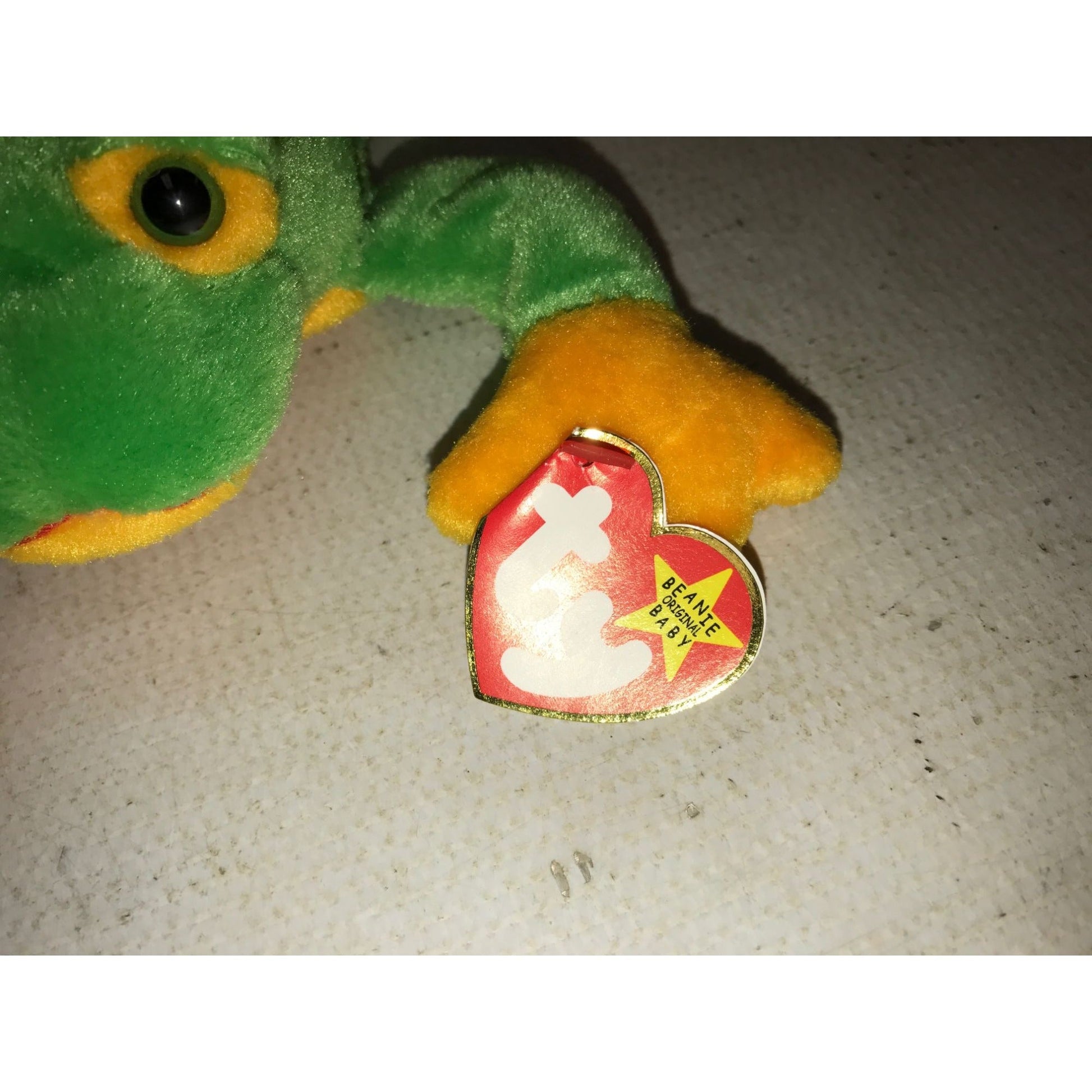 1997 Smoochy the Frog Beanie Baby TY Beanie Baby  A+ Stuff Plush Toys / Stuffed Animals