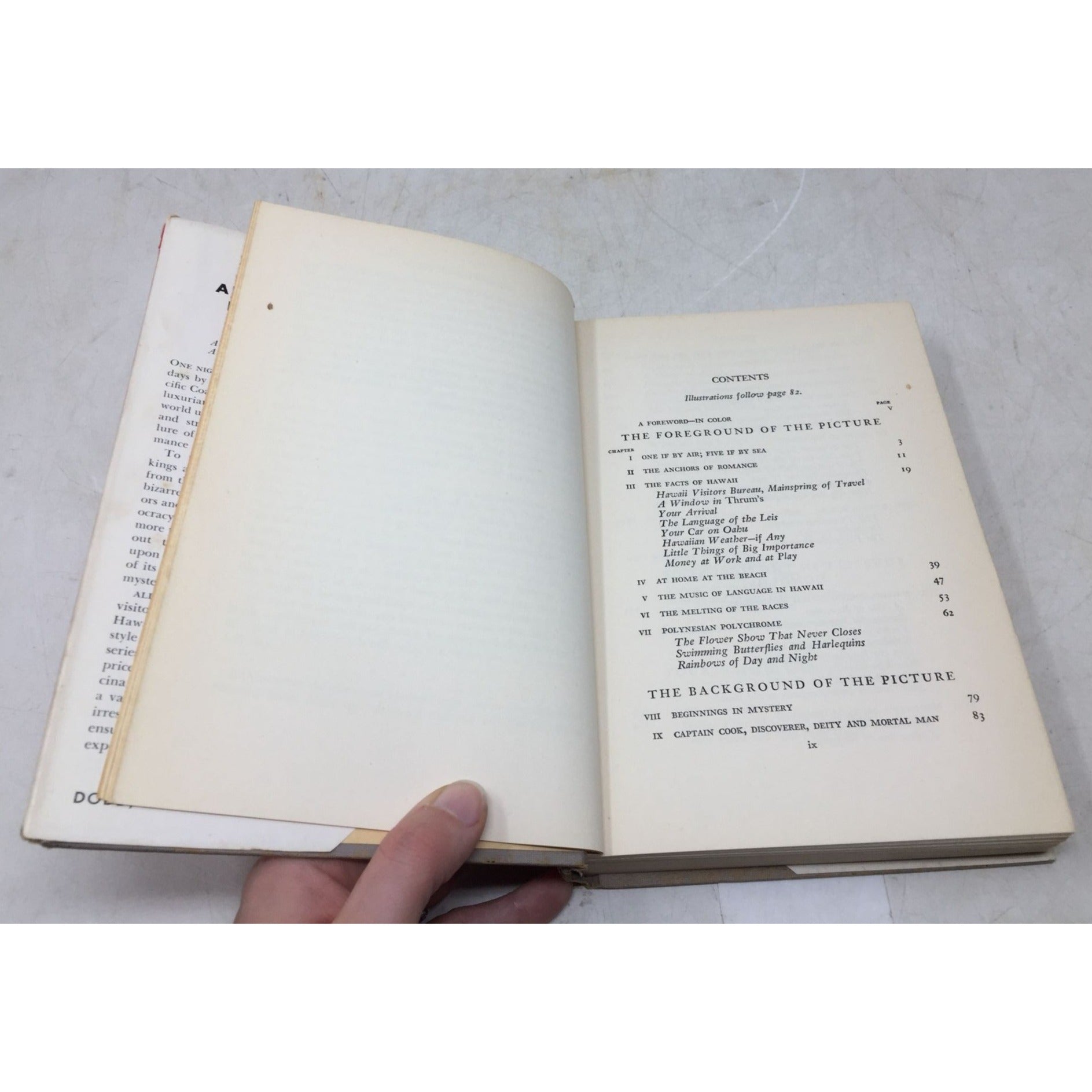 hardcover copy of the vintage travel guide All the Best in Hawaii by Sydney Clark unbranded  A+ Stuff Sheet Music