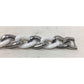 Women's White and Silver Chunky Link Bracelet