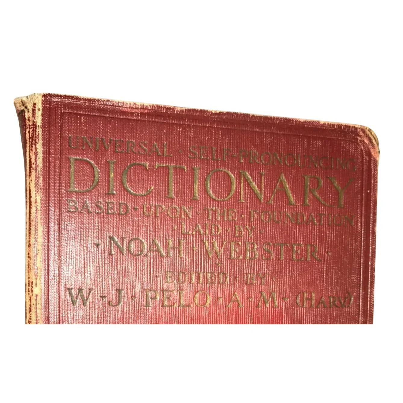 Universal Self Pronouncing Dictionary Vintage Hardcover Book - A+ Stuff