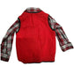 Good Lad Christmas Sweatervest with plaid shirt (3T) - Moose in scarf on sweater - cute fun holiday set GOODLAD  A+ Stuff Shirts & Tops