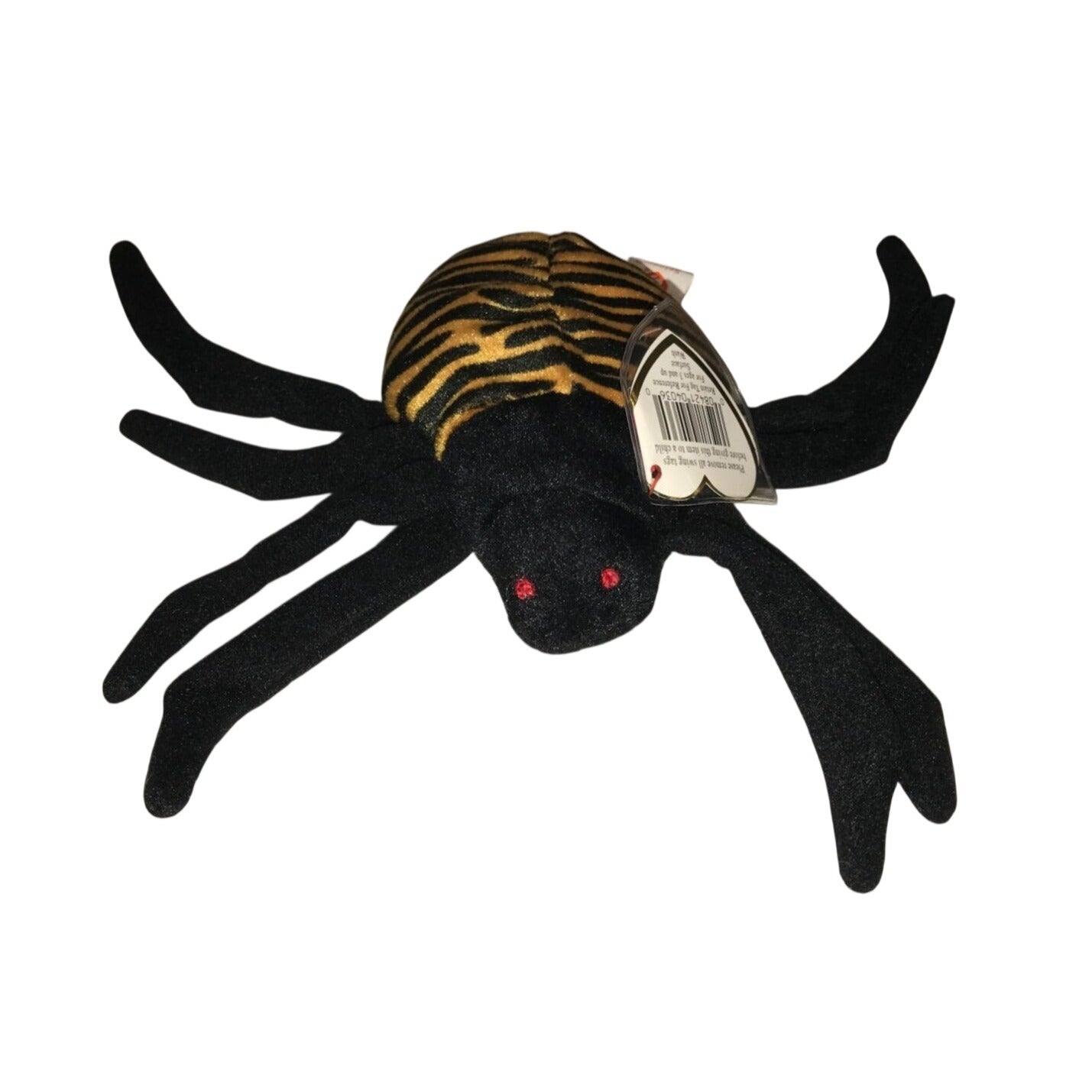 Vintage 1996 TY Beanie Baby Spinner the Spider w/ Errors! TY Beanie Baby  A+ Stuff Plush Toys / Stuffed Animals