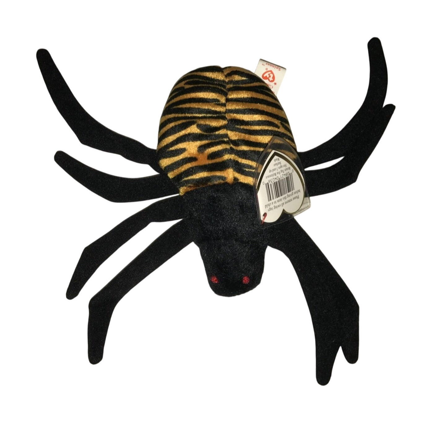 Vintage 1996 TY Beanie Baby Spinner the Spider w/ Errors! TY Beanie Baby  A+ Stuff Plush Toys / Stuffed Animals