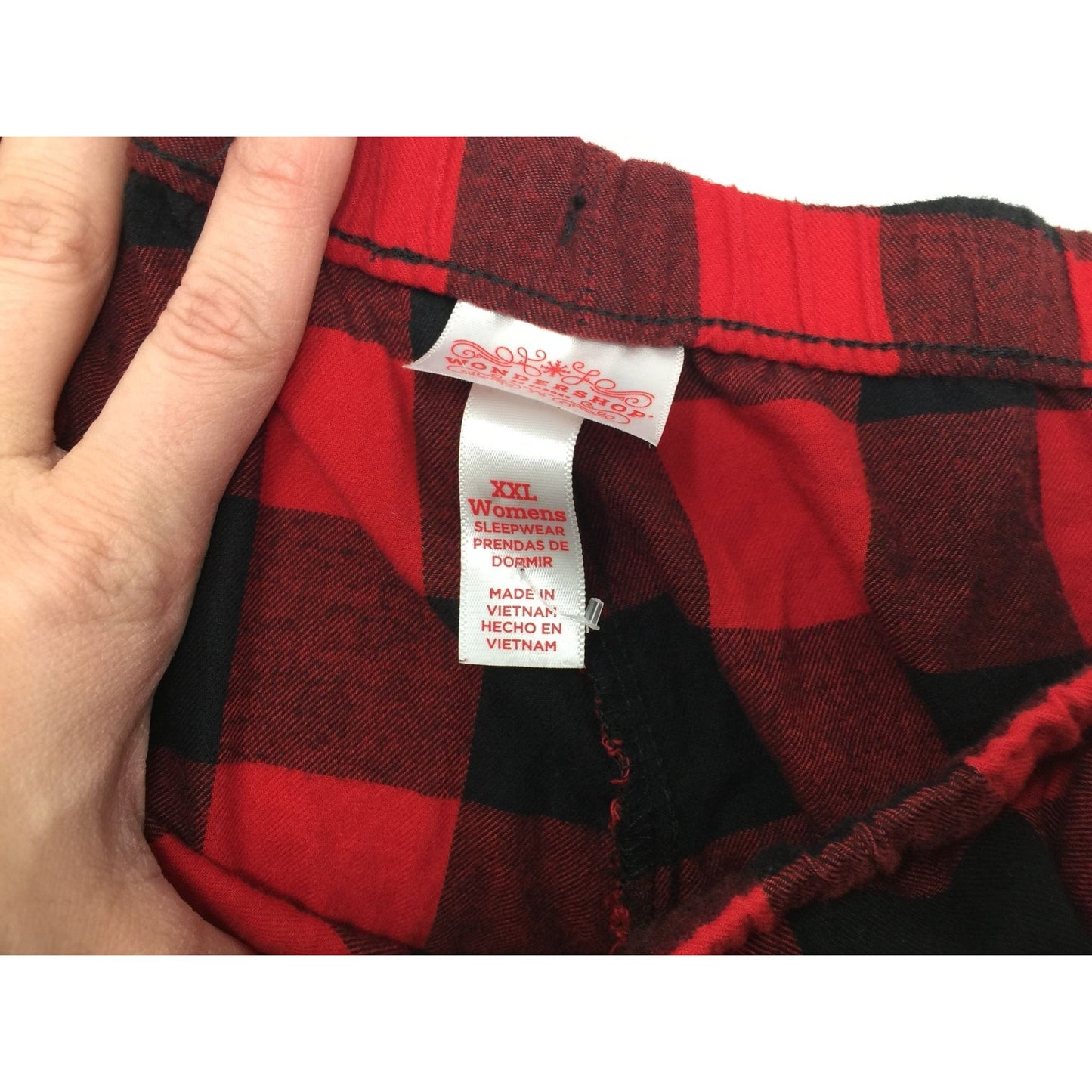 Womens Wondershop at Target Red/Black Plaid Matching Pajamas Size XXL