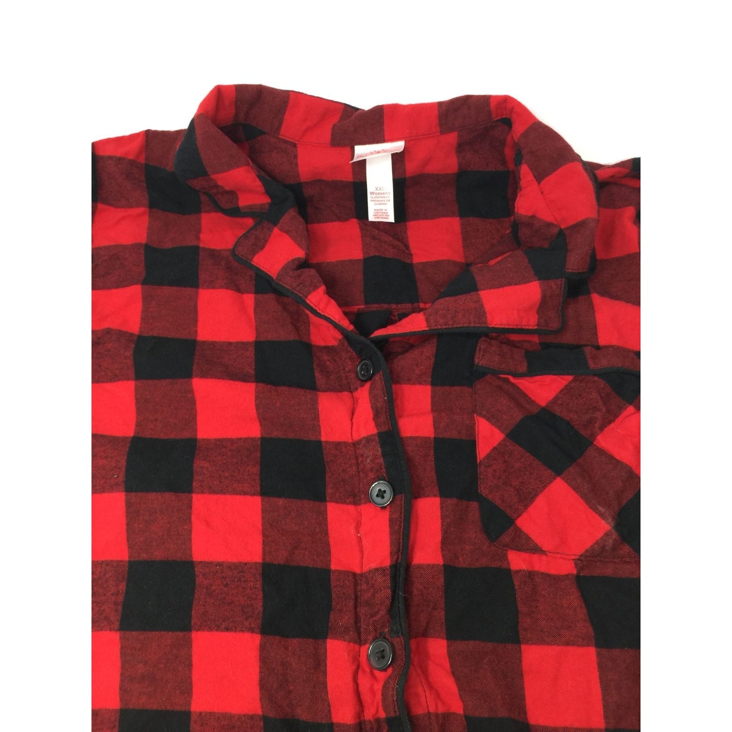 Womens Wondershop at Target Red/Black Plaid Matching Pajamas Size XXL