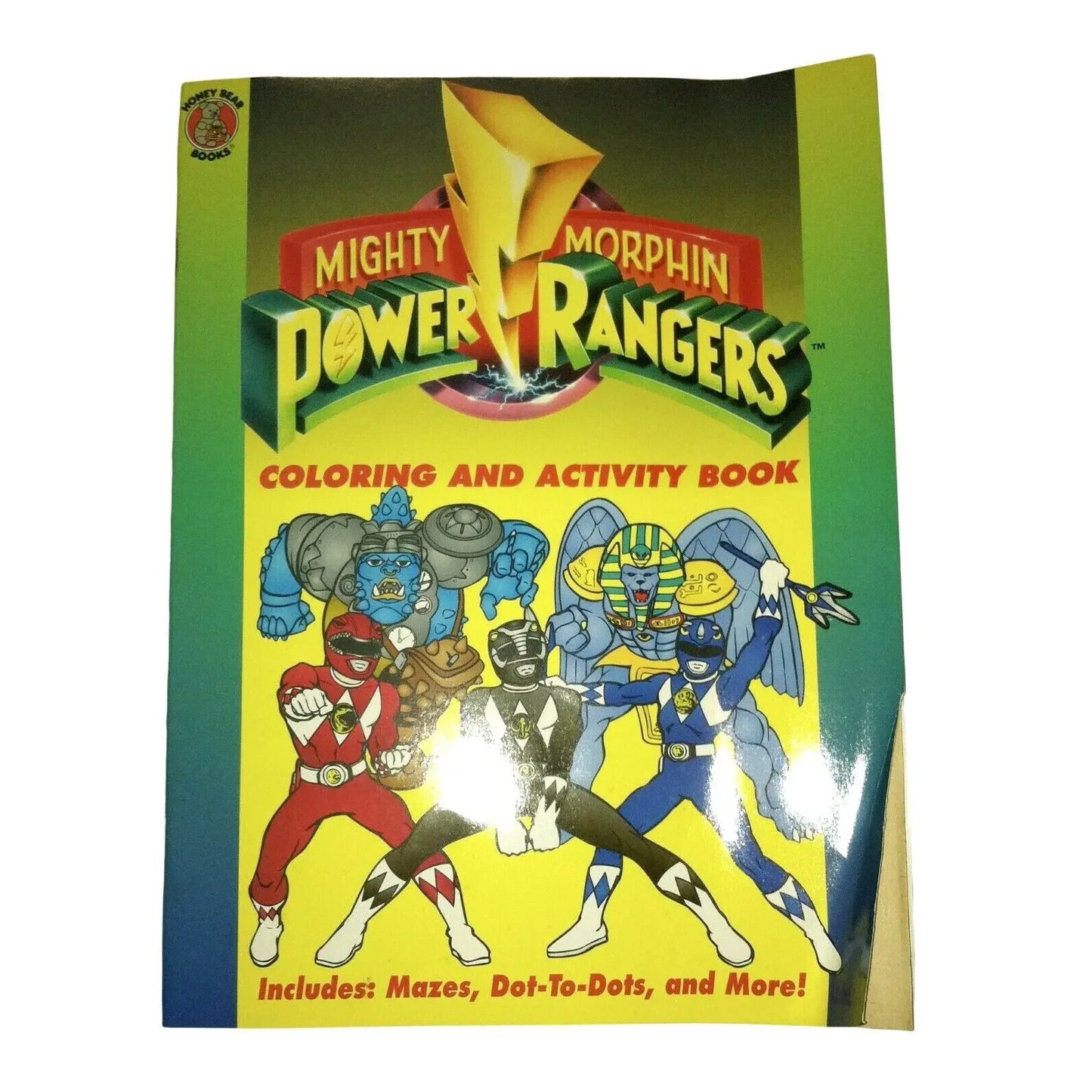 Mighty Morphin POWER RANGERS Coloring And Activity Books - Vintage 2 Book Set (1994) Mighty Morphin Power Rangers