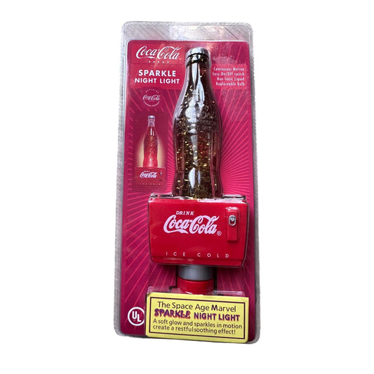 Vintage Coca-Cola Coke Bottle The Space Age Marvel Sparkle Night Light