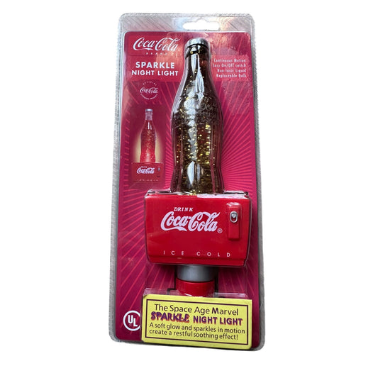 Vintage Coca-Cola Coke Bottle The Space Age Marvel Sparkle Night Light