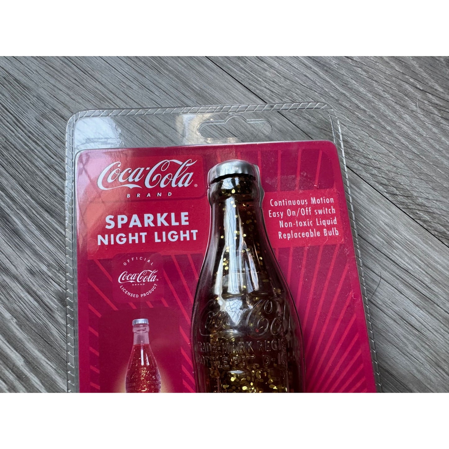 Vintage Coca-Cola Coke Bottle The Space Age Marvel Sparkle Night Light