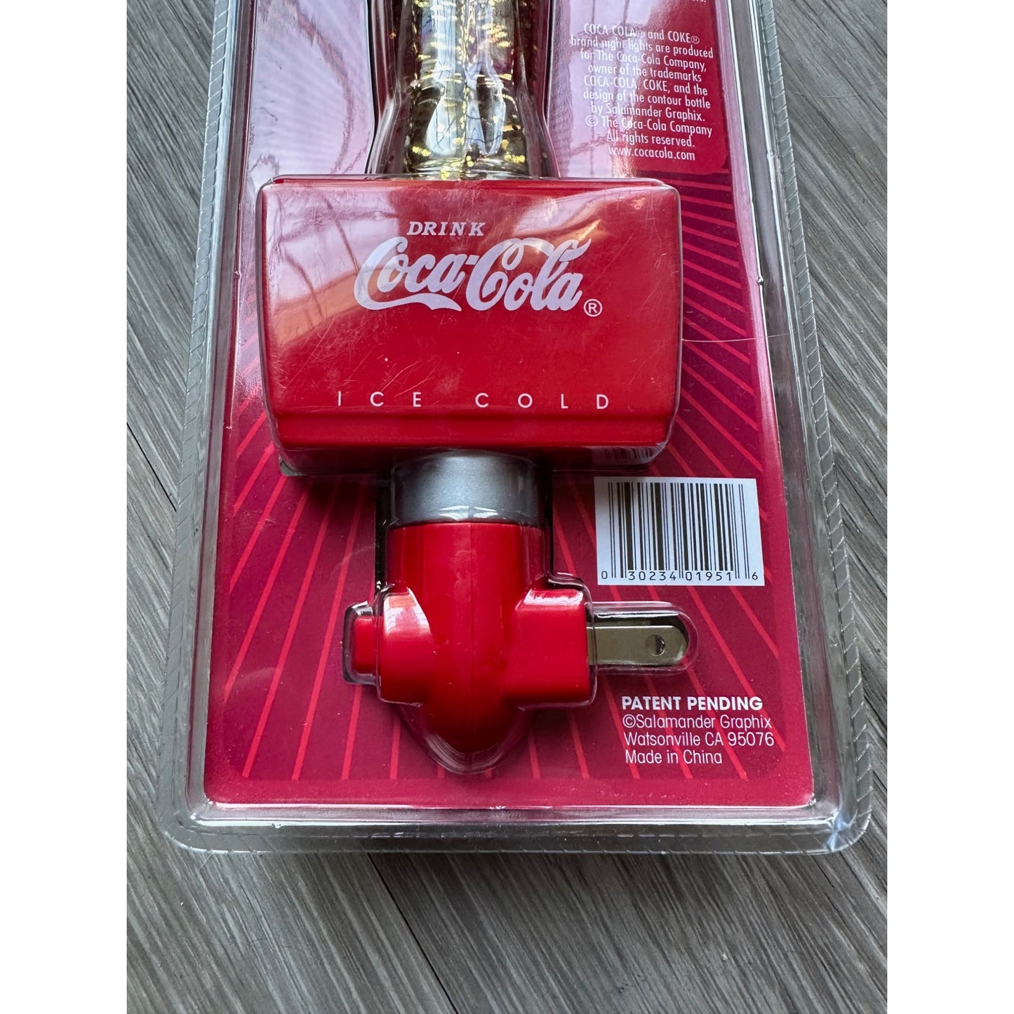 Vintage Coca-Cola Coke Bottle The Space Age Marvel Sparkle Night Light