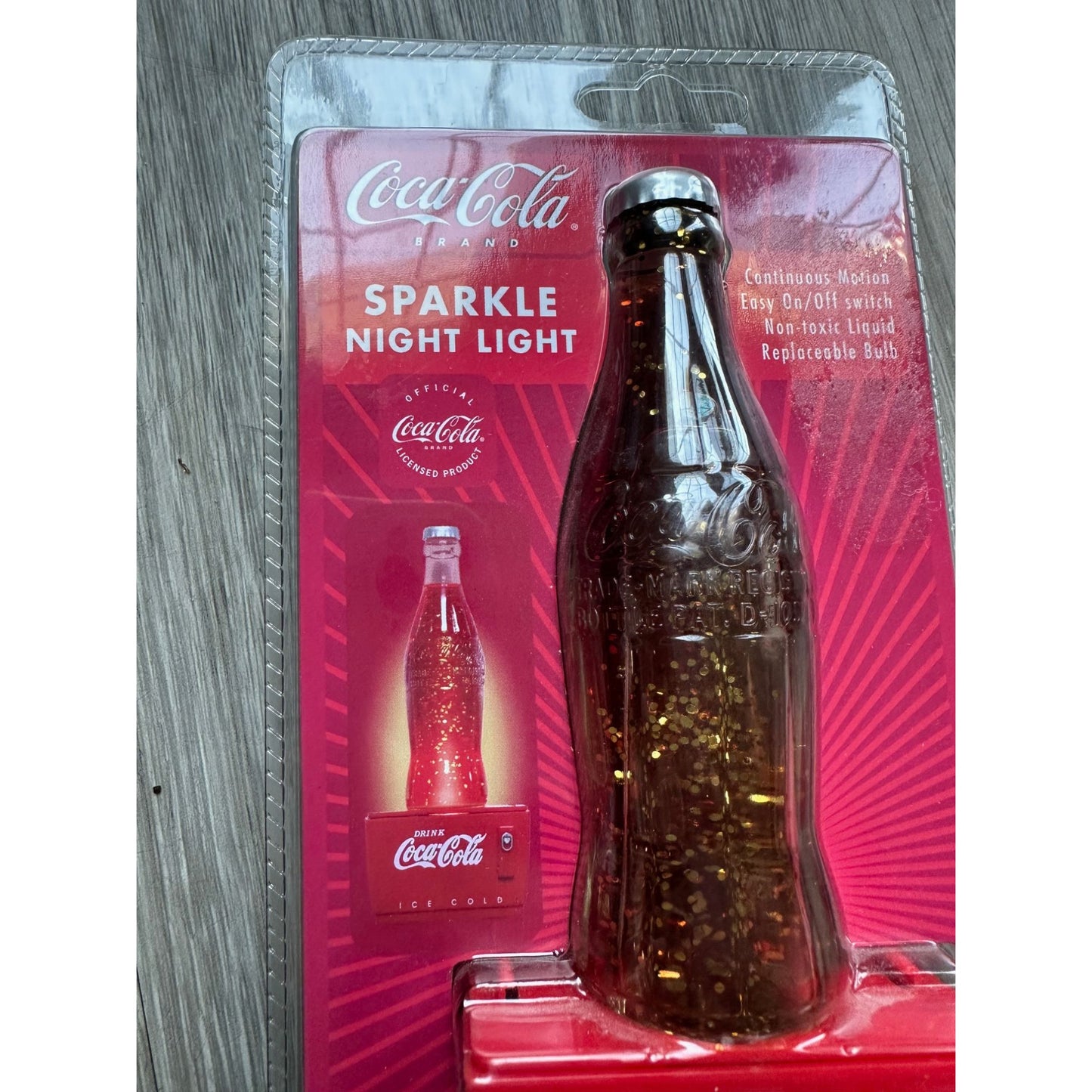 Vintage Coca-Cola Coke Bottle The Space Age Marvel Sparkle Night Light