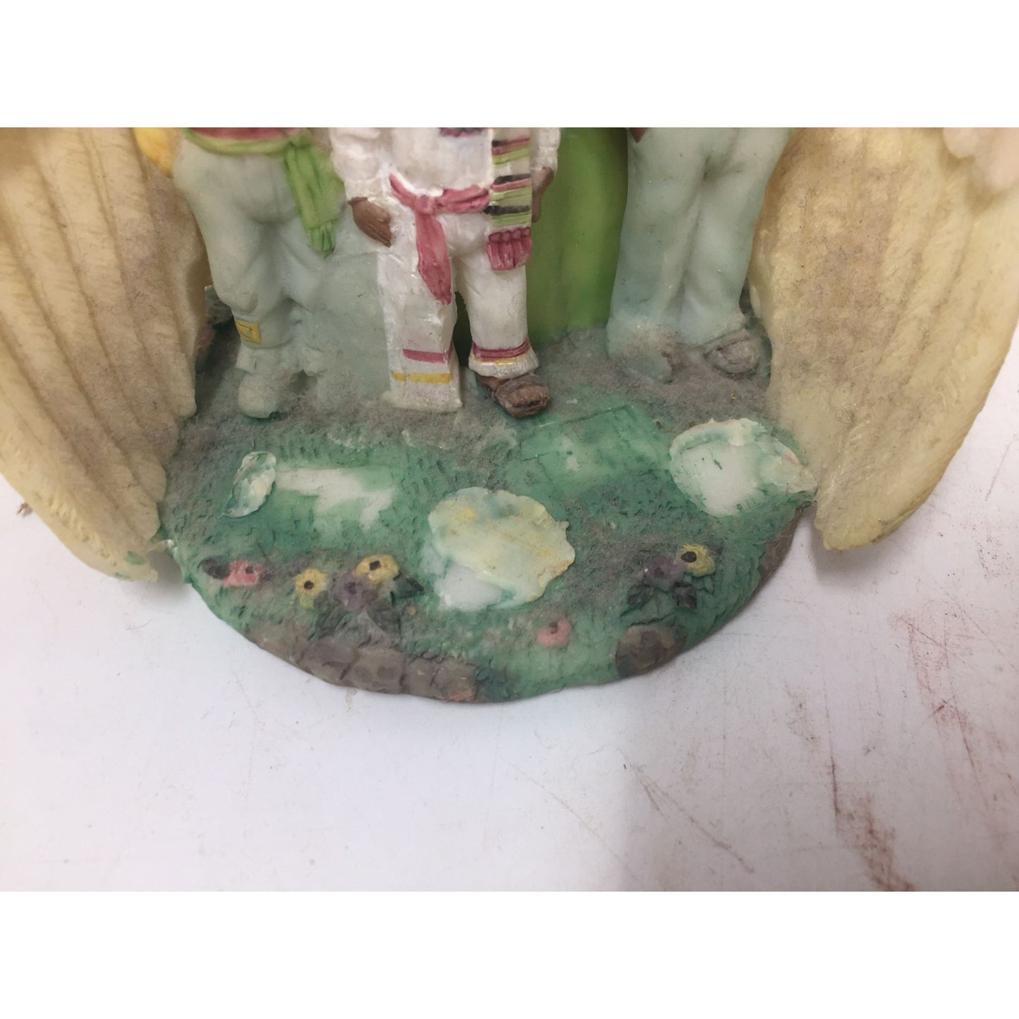 Youngs Inc. Vintage Angel Figurine With Children Of The World