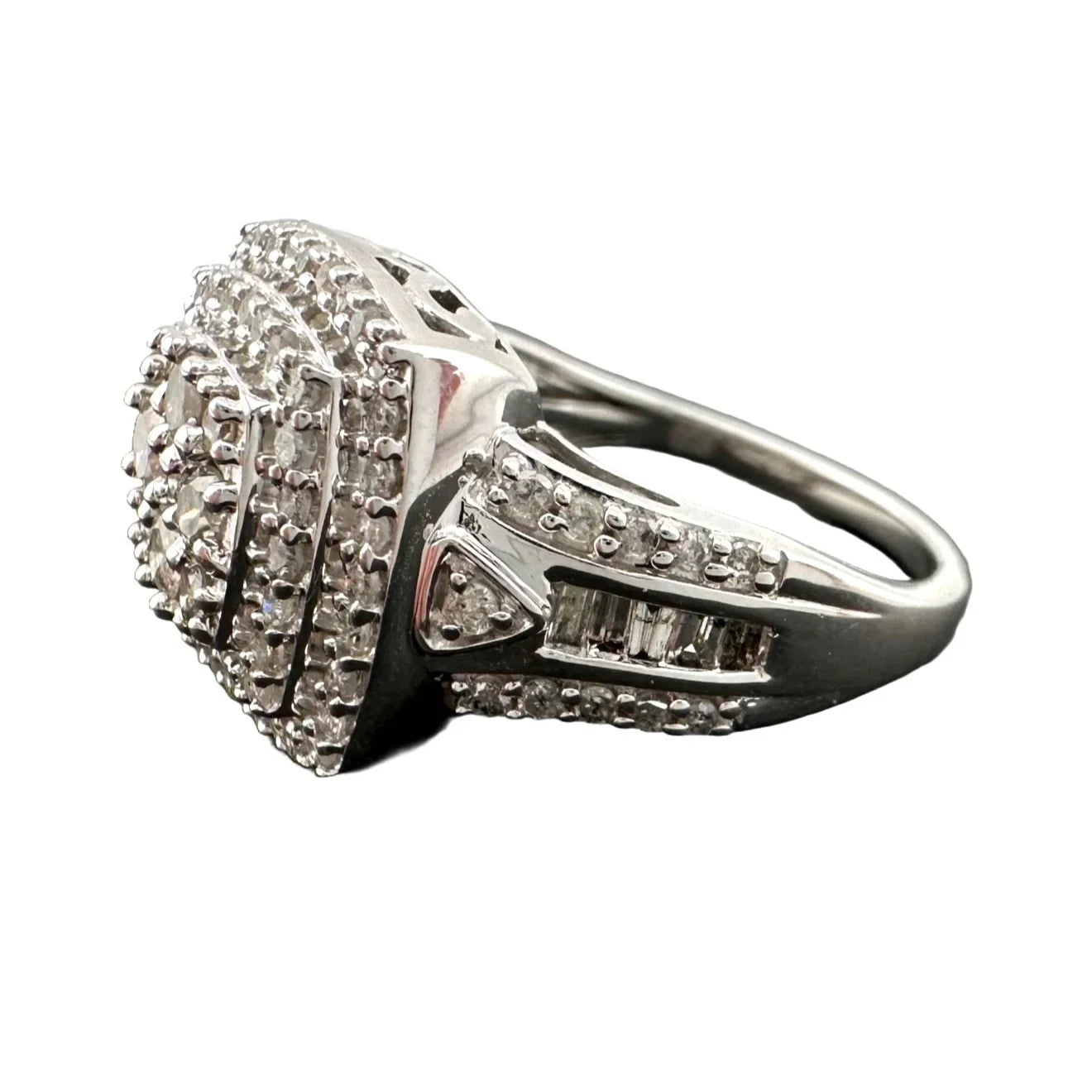 Beautiful 1.00 Carat Natural Cushion Cut Diamond Ring Size 7.25 - A+ Stuff