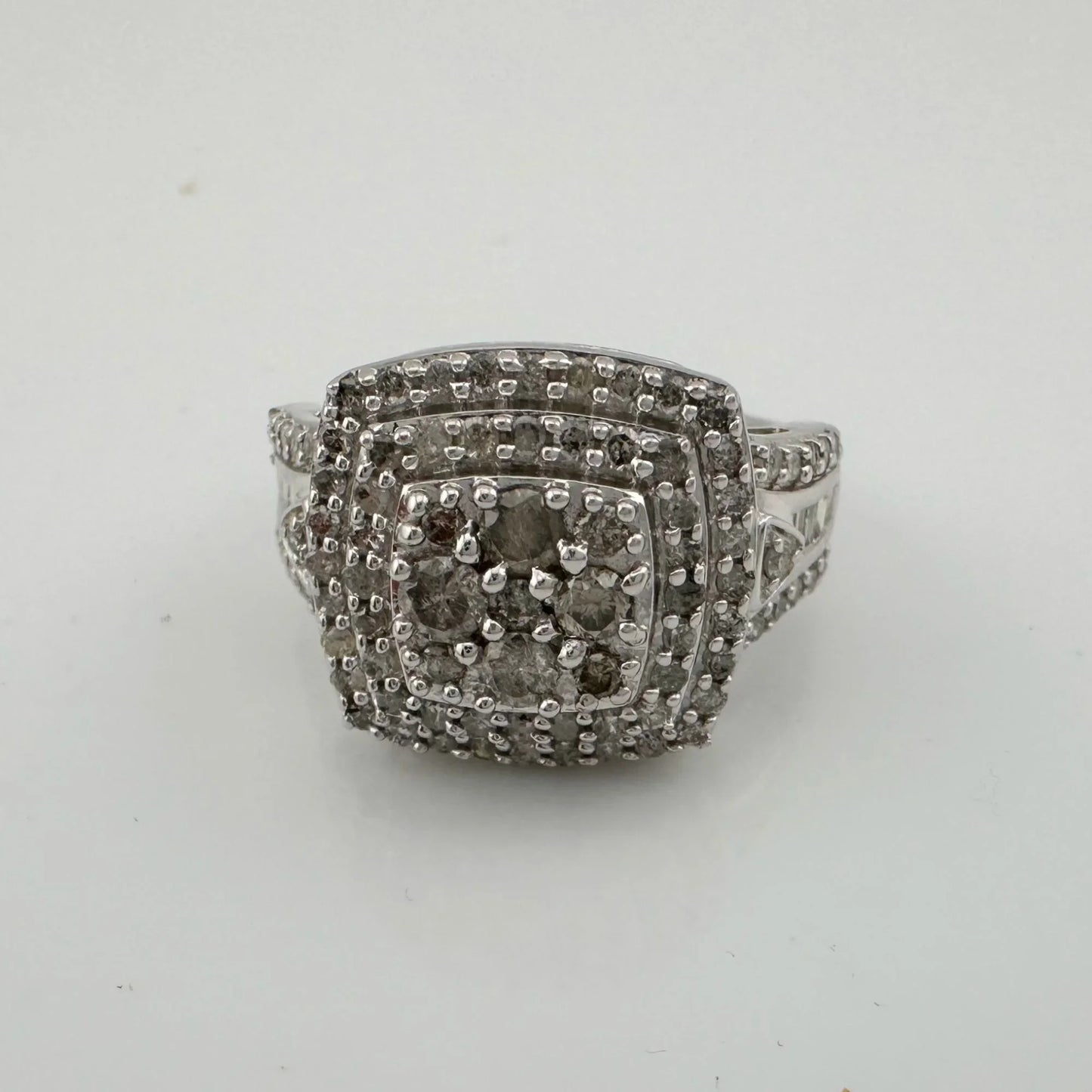 Beautiful 1.00 Carat Natural Cushion Cut Diamond Ring Size 7.25 - A+ Stuff