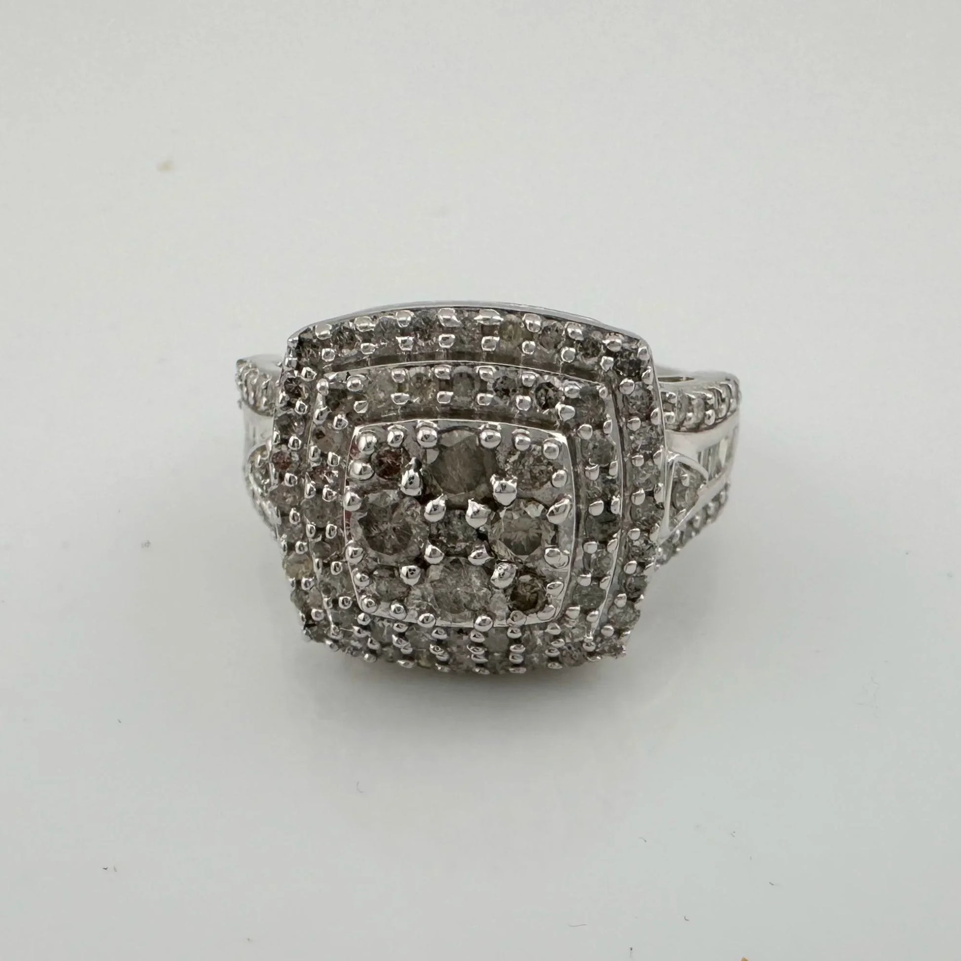 Beautiful 1.00 Carat Natural Cushion Cut Diamond Ring Size 7.25 - A+ Stuff