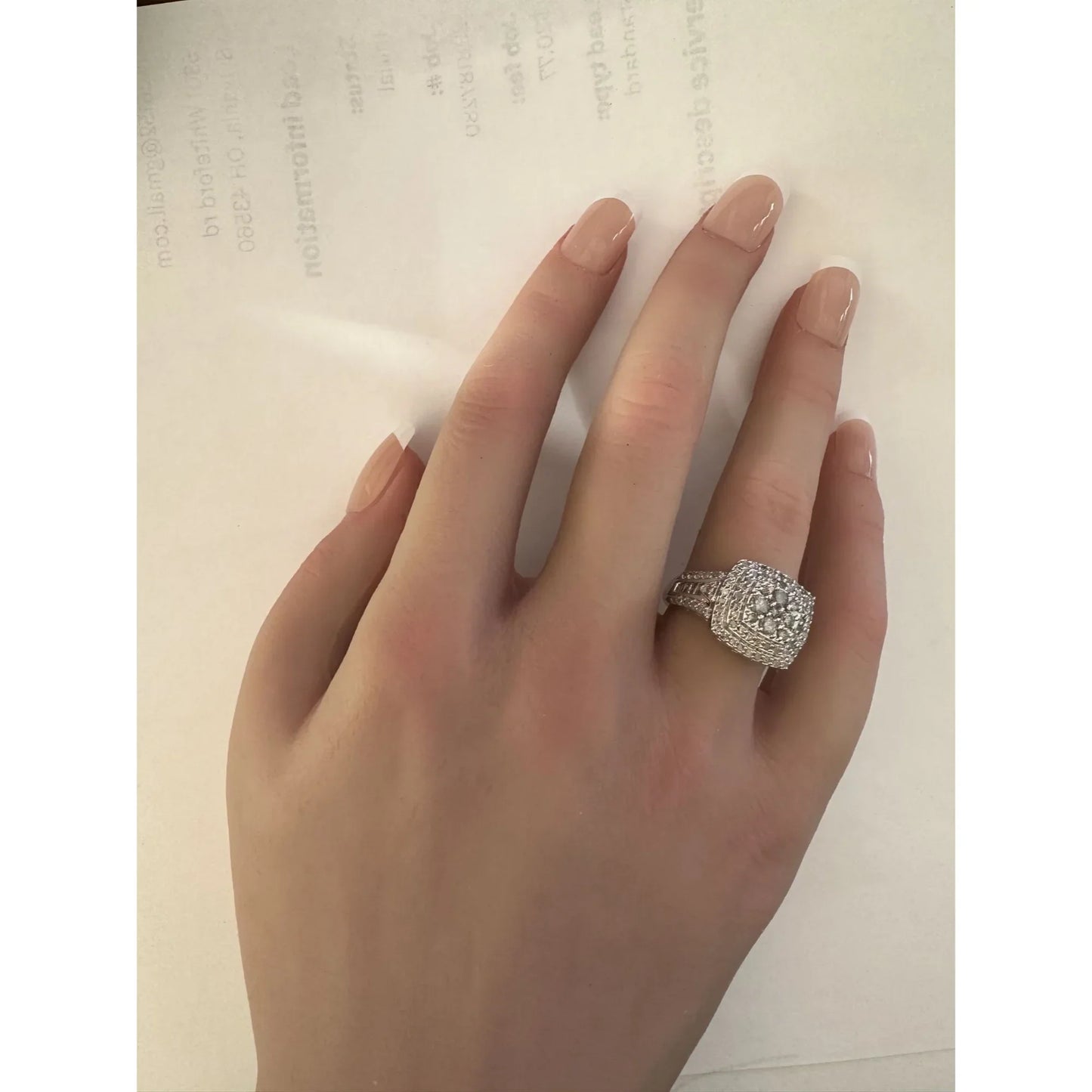 Beautiful 1.00 Carat Natural Cushion Cut Diamond Ring Size 7.25 - A+ Stuff