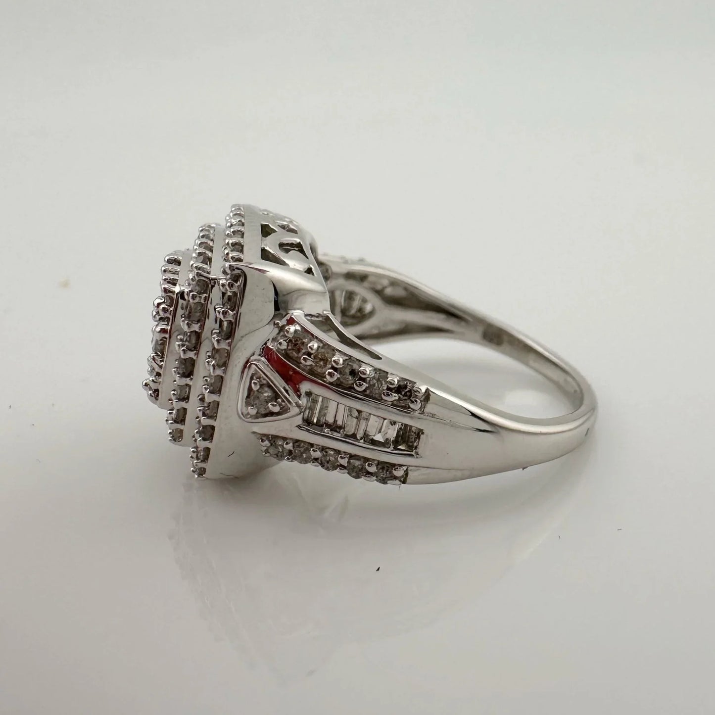 Beautiful 1.00 Carat Natural Cushion Cut Diamond Ring Size 7.25 - A+ Stuff