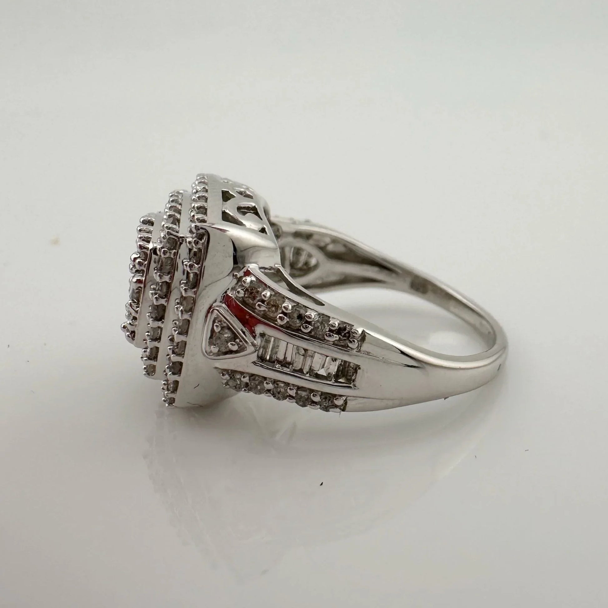 Beautiful 1.00 Carat Natural Cushion Cut Diamond Ring Size 7.25 - A+ Stuff