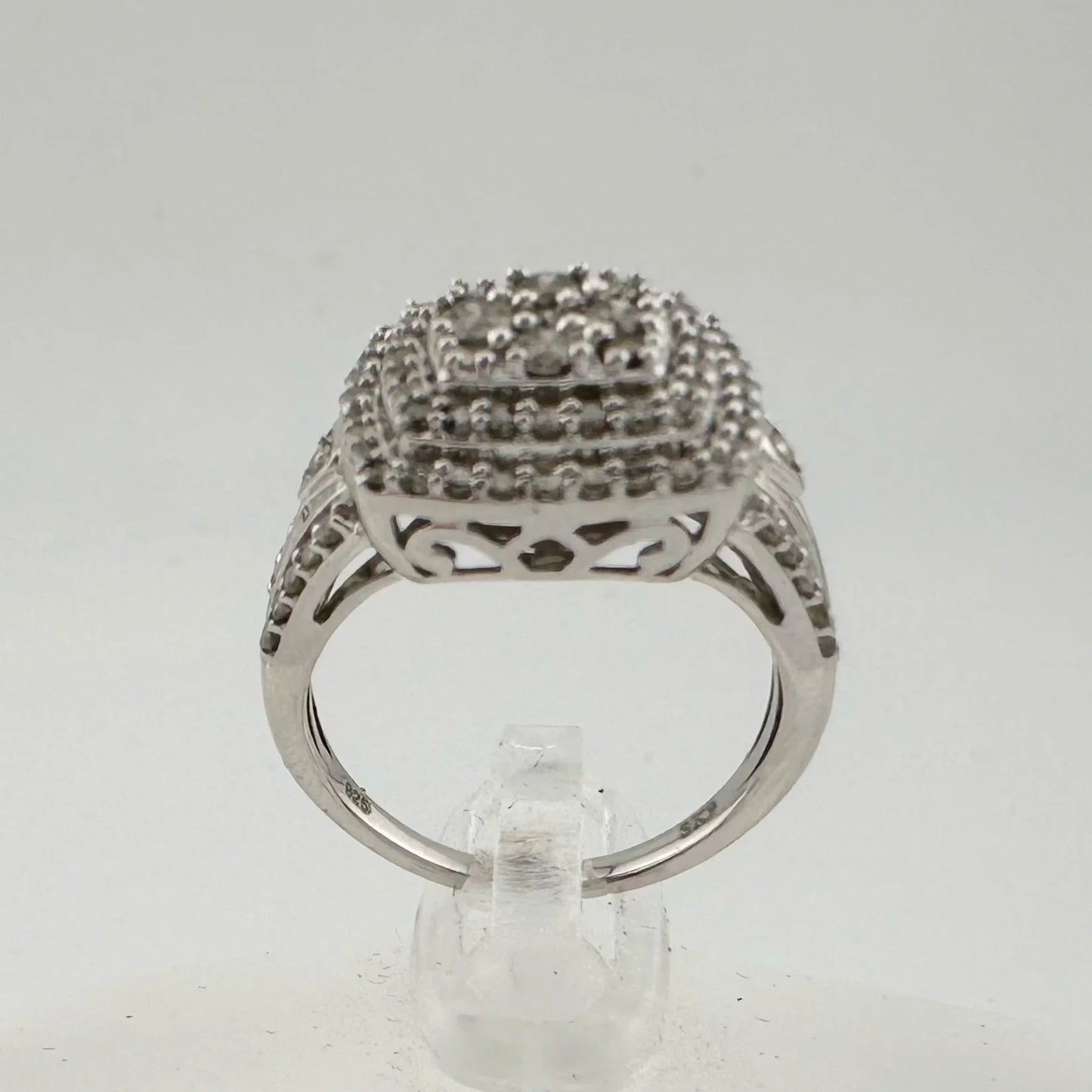Beautiful 1.00 Carat Natural Cushion Cut Diamond Ring Size 7.25 - A+ Stuff