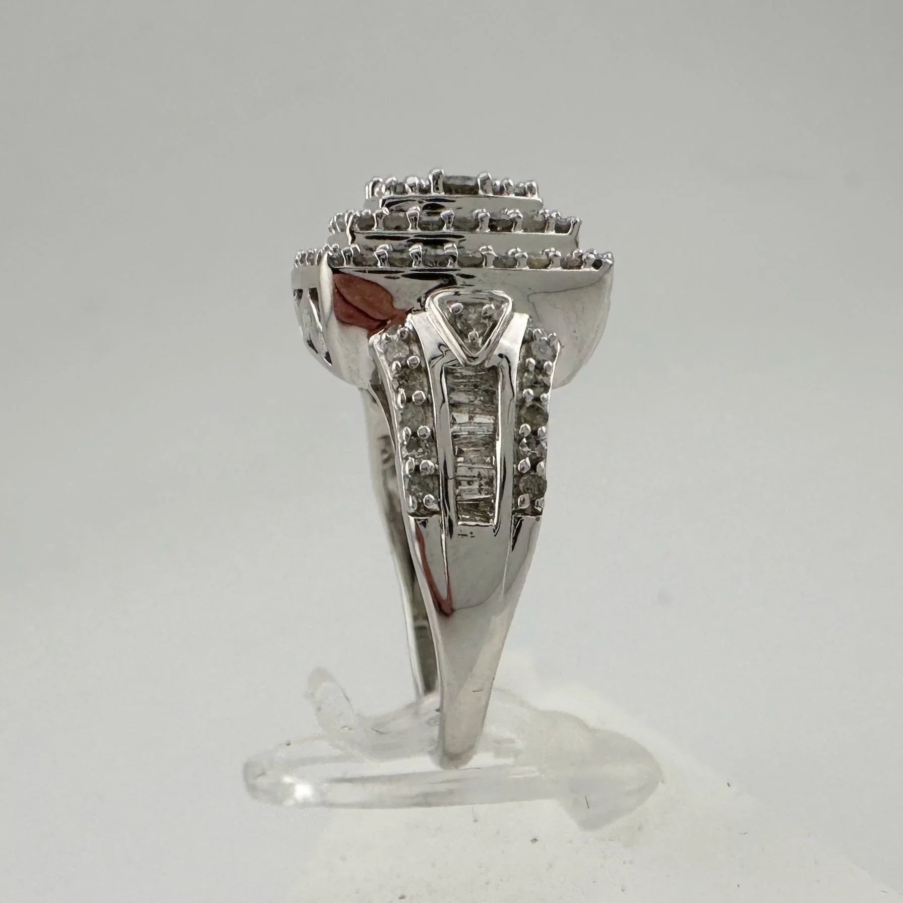 Beautiful 1.00 Carat Natural Cushion Cut Diamond Ring Size 7.25 - A+ Stuff