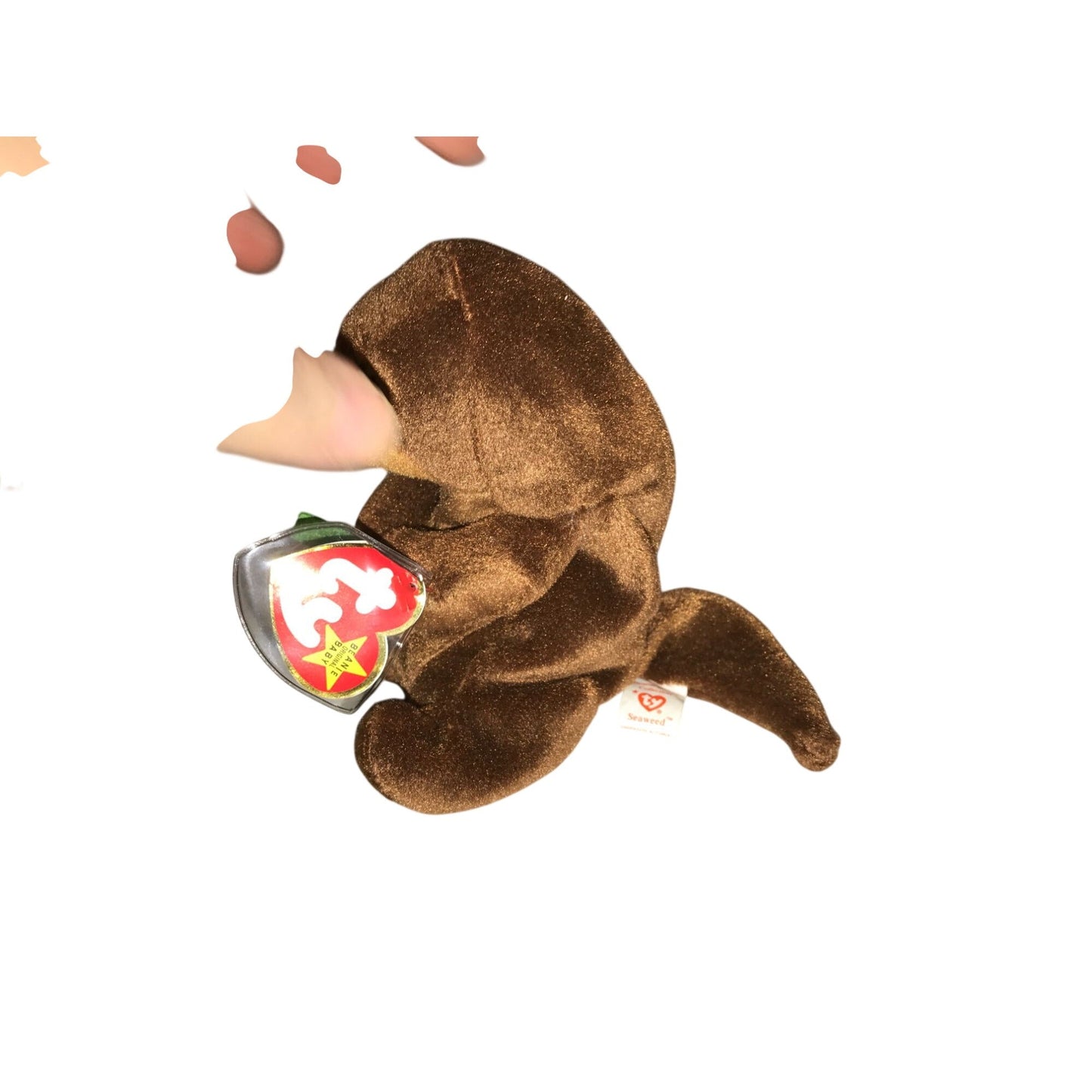 1996 Seaweed the Otter Beanie Baby A+ Stuff  A+ Stuff