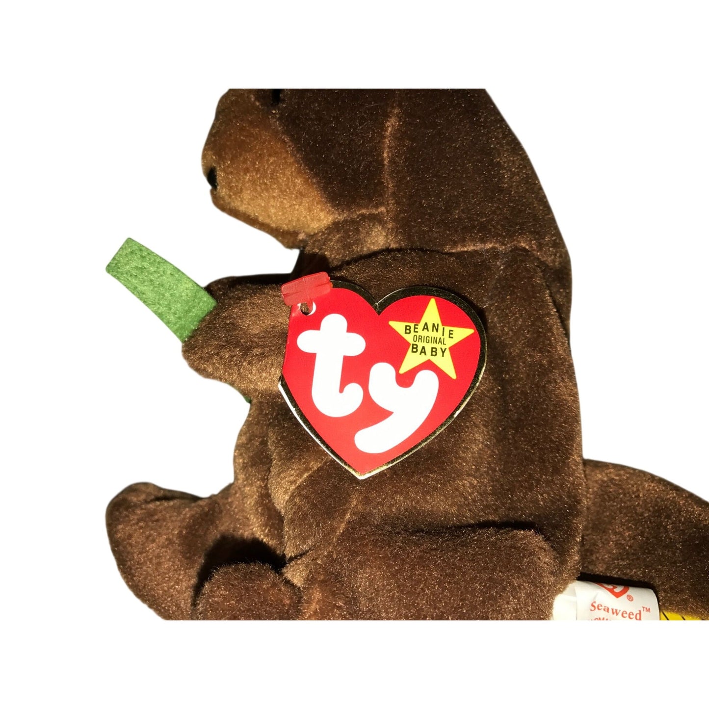 1996 Seaweed the Otter Beanie Baby A+ Stuff  A+ Stuff