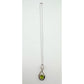 Beautiful Heart Peridot Infinity Necklace with Diamond Accent