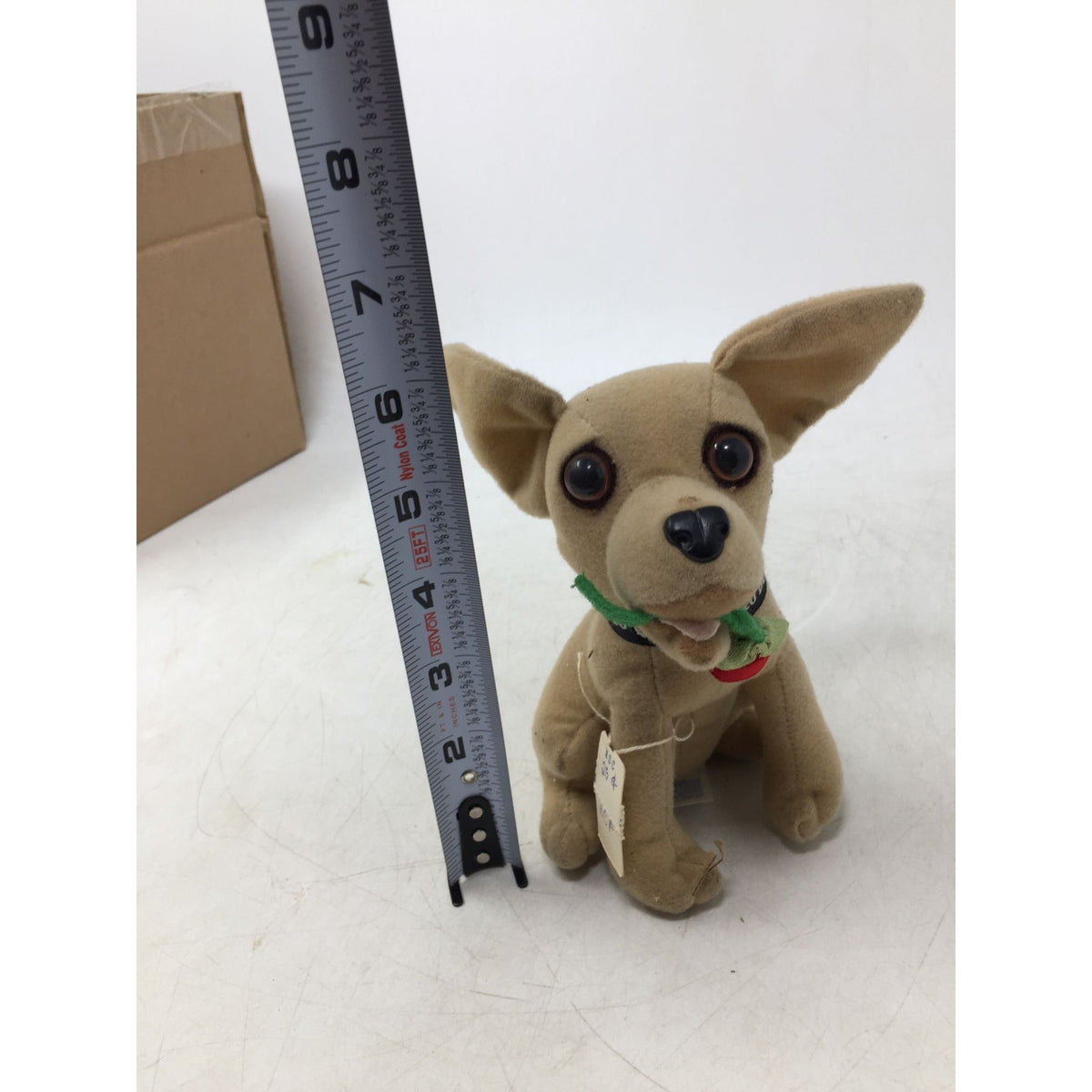 Vintage 1990s Taco Bell Talking Chihuahua Plush Toys Applause  A+ Stuff Plush Toys / Stuffed Animals