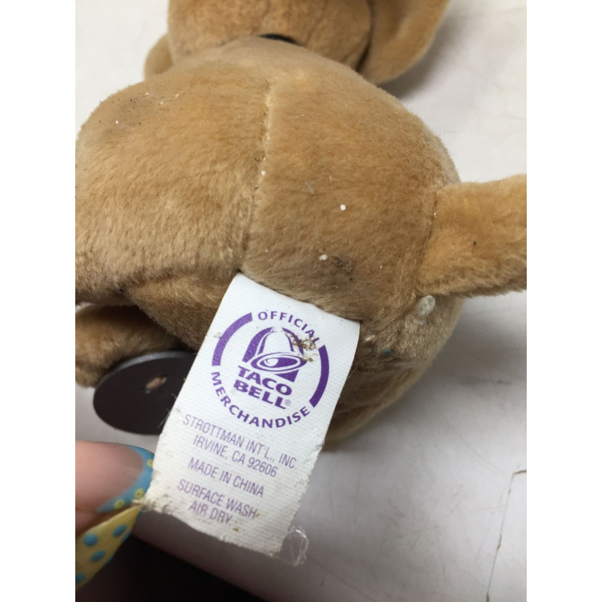 Vintage 1990s Taco Bell Talking Chihuahua Plush Toys Applause  A+ Stuff Plush Toys / Stuffed Animals