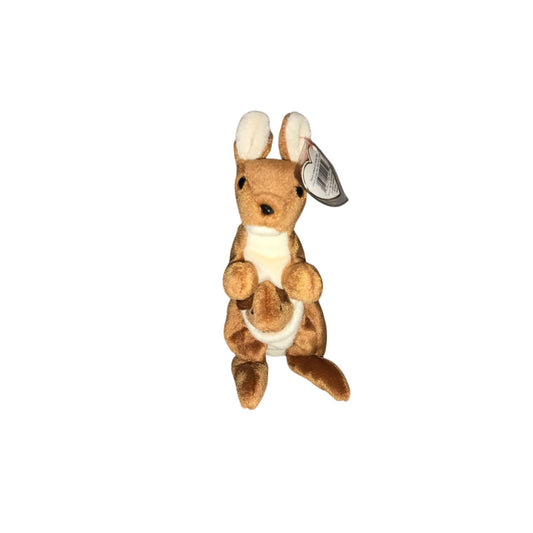 1996 Pouch the Kangaroo Beanie Baby TY Beanie Baby  A+ Stuff Plush Toys / Stuffed Animals