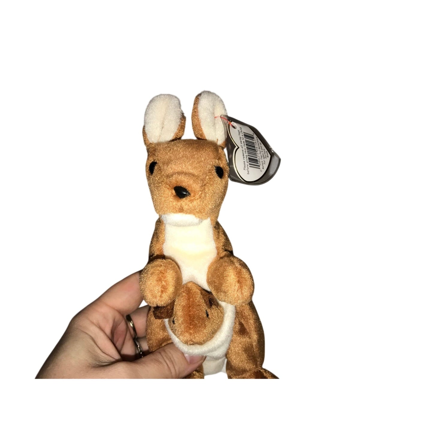 1996 Pouch the Kangaroo Beanie Baby TY Beanie Baby  A+ Stuff Plush Toys / Stuffed Animals