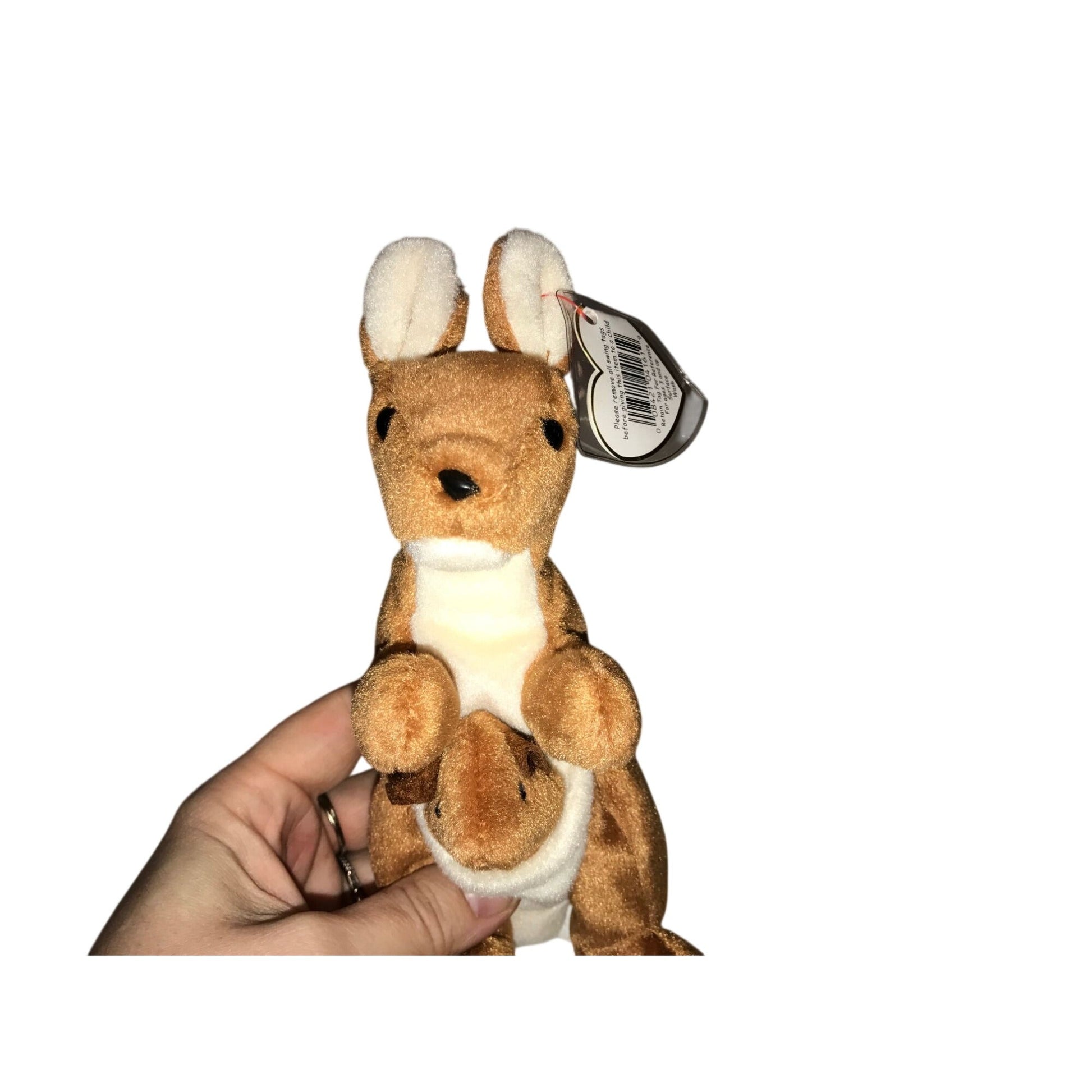 1996 Pouch the Kangaroo Beanie Baby TY Beanie Baby  A+ Stuff Plush Toys / Stuffed Animals