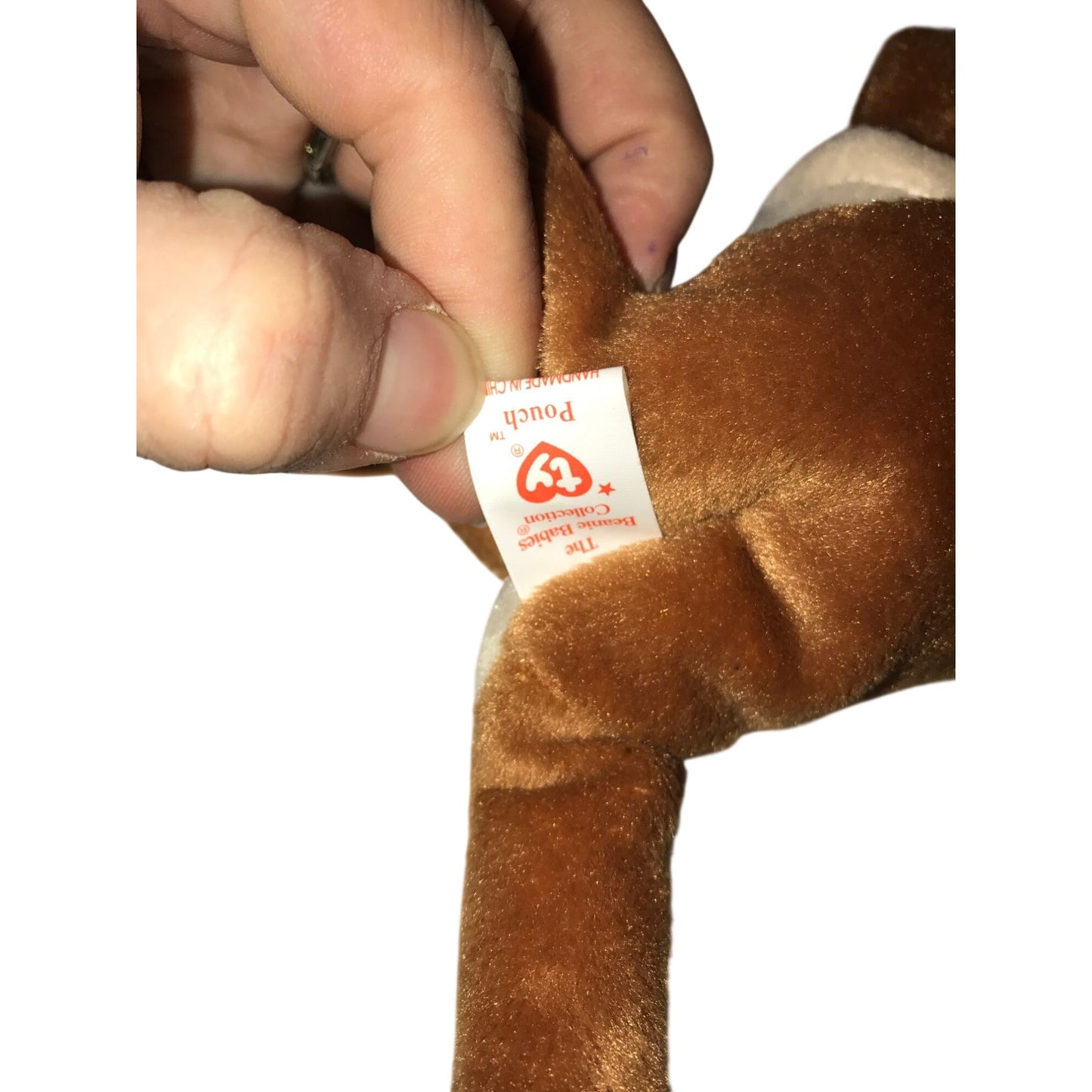 1996 Pouch the Kangaroo Beanie Baby TY Beanie Baby  A+ Stuff Plush Toys / Stuffed Animals
