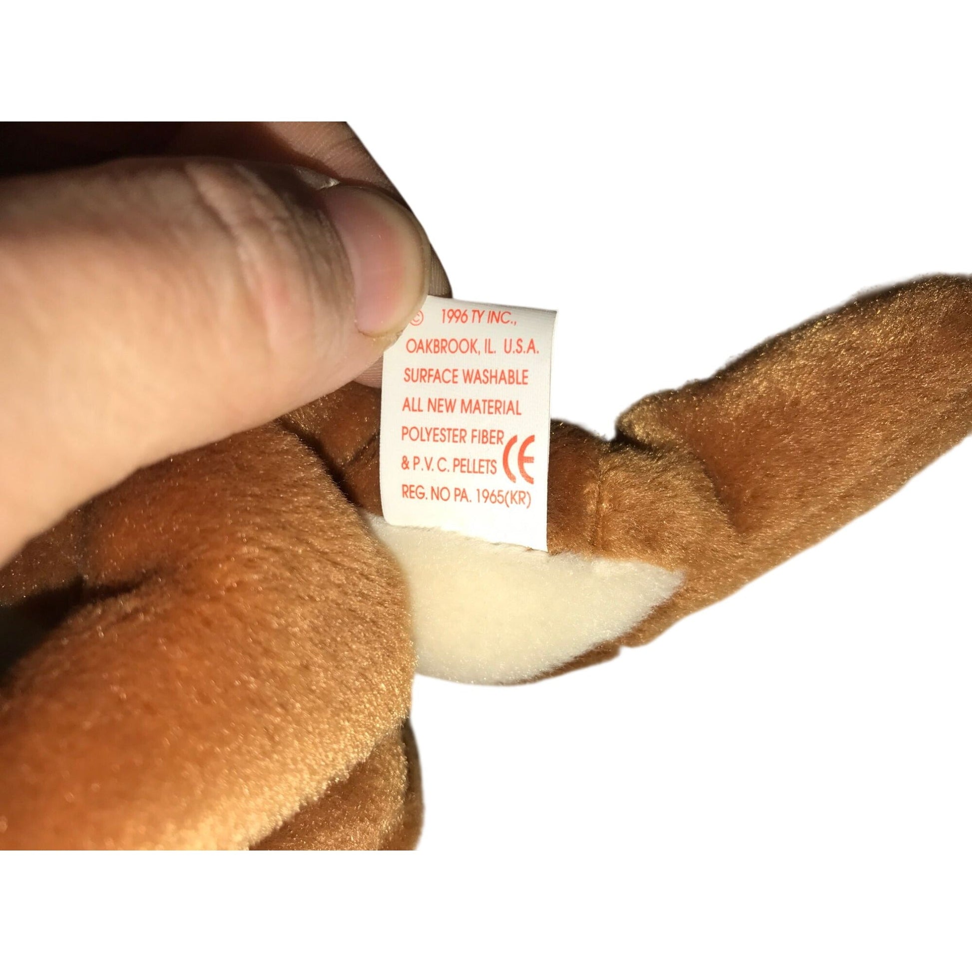 1996 Pouch the Kangaroo Beanie Baby TY Beanie Baby  A+ Stuff Plush Toys / Stuffed Animals