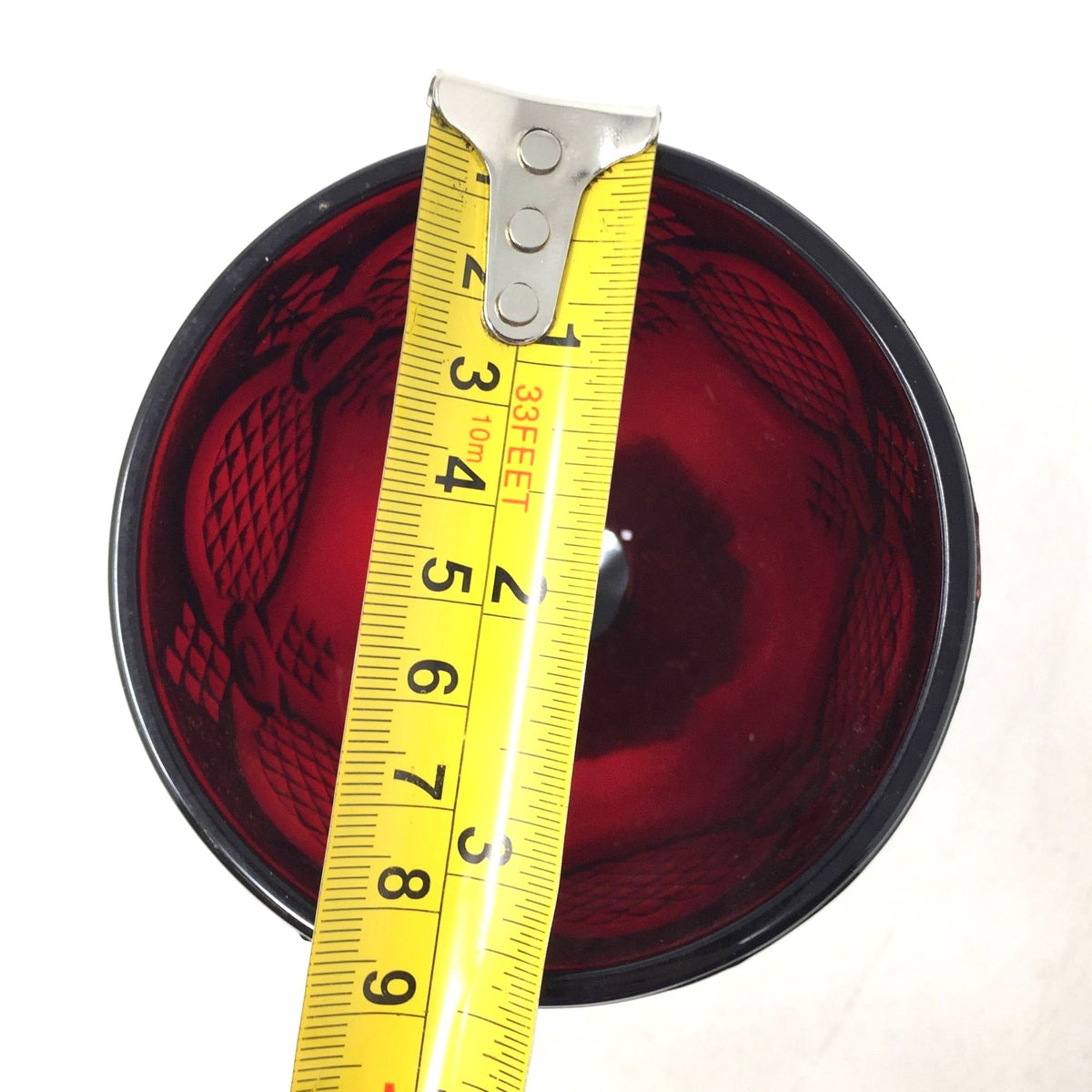 Vintage Avon 1876 Cape Cod Ruby Red Glass Water Goblet Avon  A+ Stuff