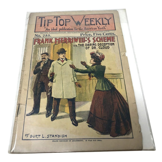 Antique Tip Top Weekly No 255 ''An Ideal Publication for the American Youth''