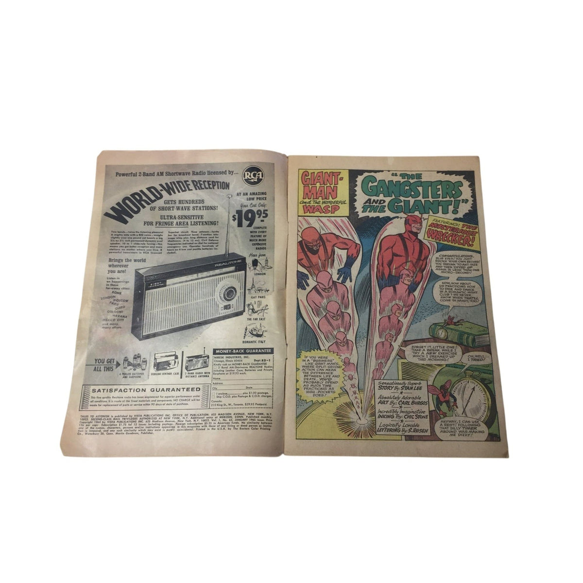 Marvel Comics’ Tales to Astonish #63 A+ Stuff  A+ Stuff comic books