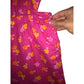 CUTE Girls Jumpsuit - Pink Floral with Small Cutouts at Waist - LARGE (10/12)