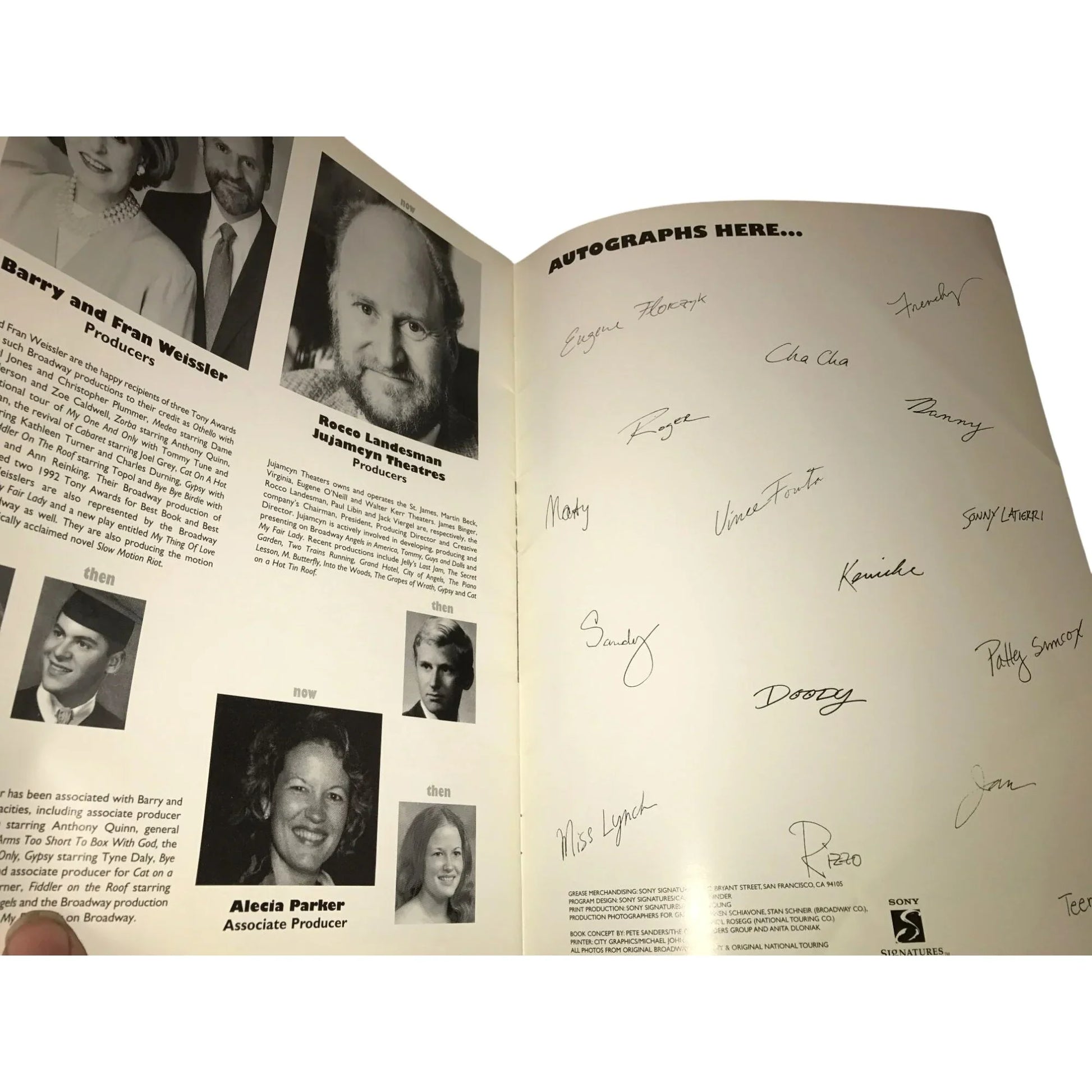 Grease Musical Theater Program - A+ Stuff