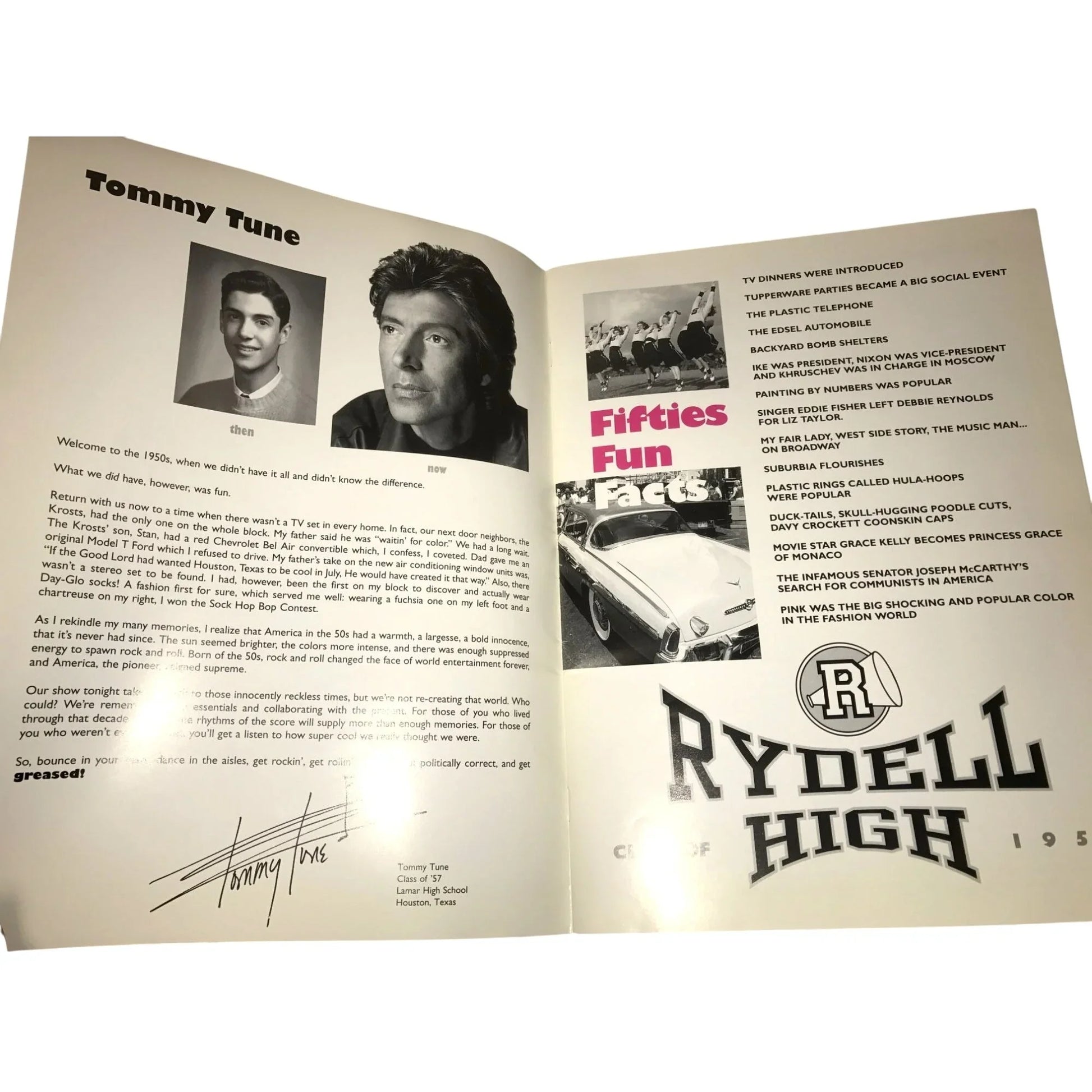 Grease Musical Theater Program - A+ Stuff