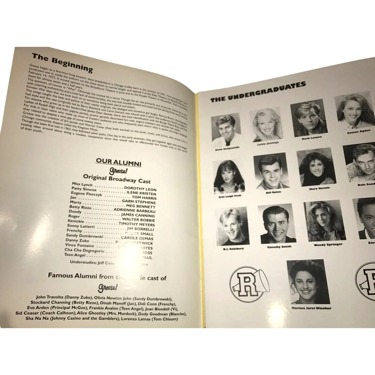 Grease Musical Theater Program - A+ Stuff