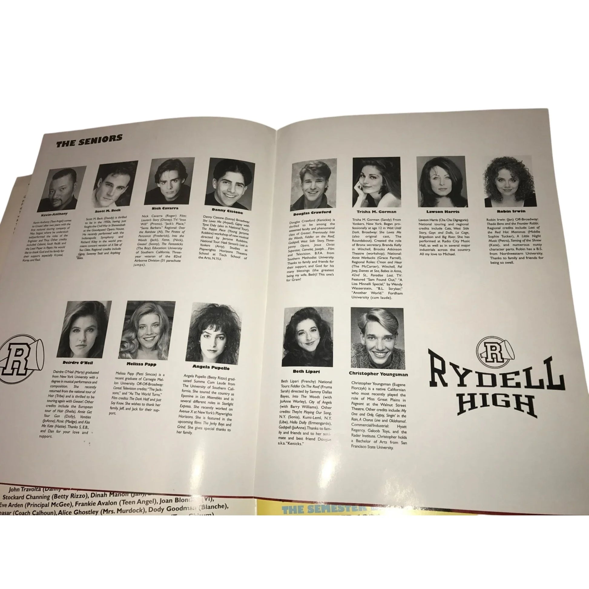 Grease Musical Theater Program - A+ Stuff